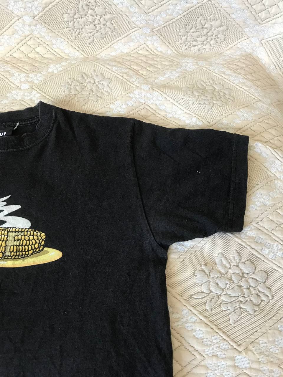 Huf 🔥 RARE Huf Corn Logo Faded Washed Y2K T Shirt Summer Japan Size US M / EU 48-50 / 2 - 5 Thumbnail