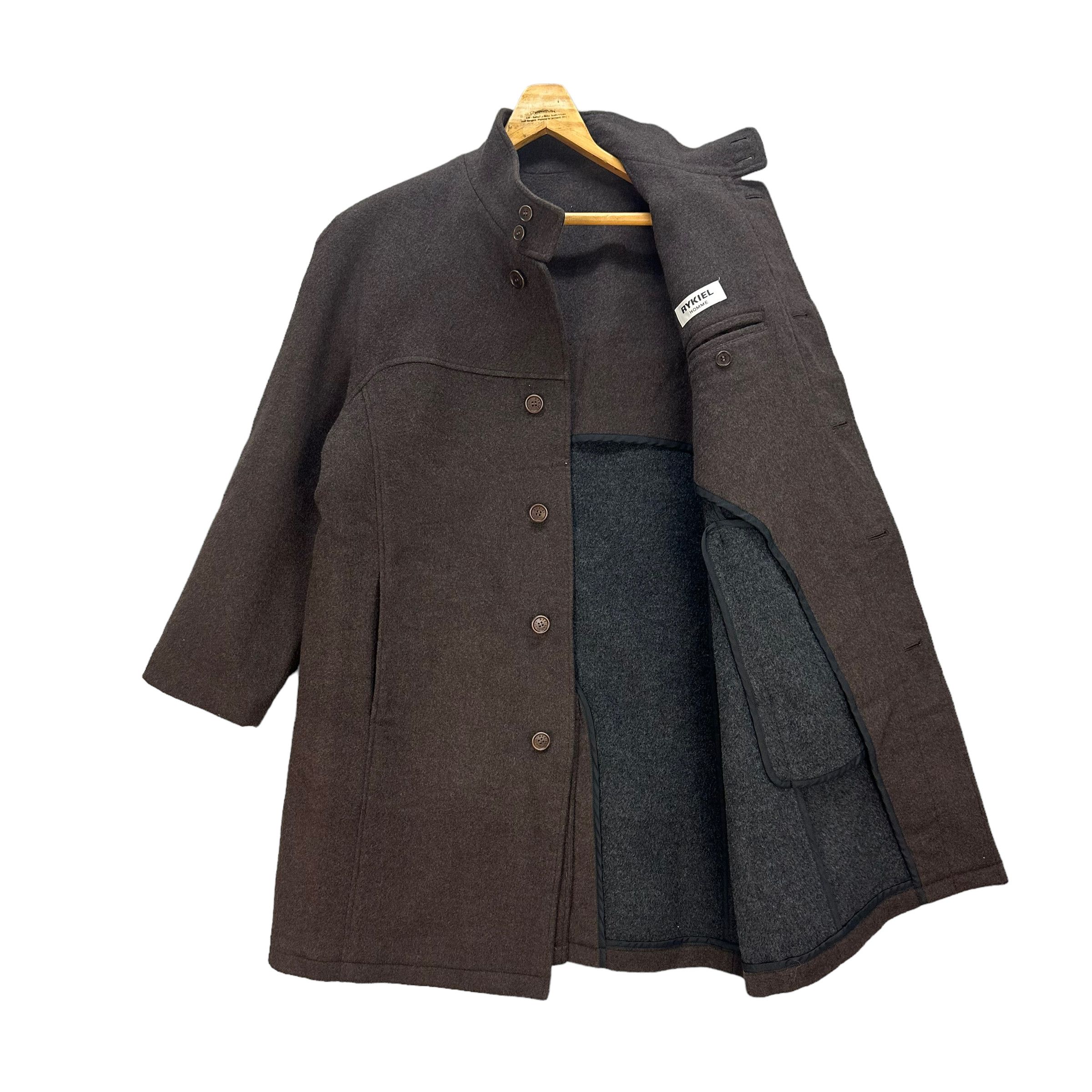 Japanese Brand RYKIEL HOMME WOOL COAT #7846-182 Size US M / EU 48-50 / 2 - 1 Thumbnail