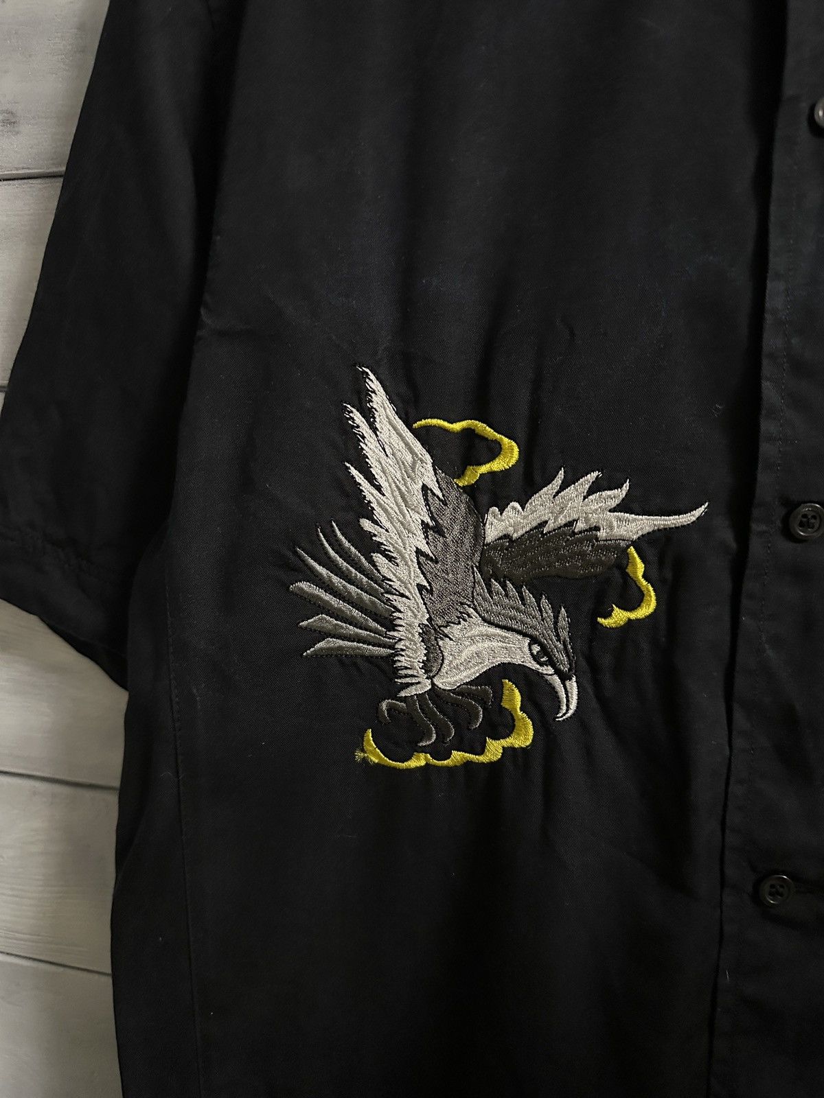 Diesel Rare Shirt Button Diesel Bird Japan Style Big Logo Size US M / EU 48-50 / 2 - 3 Thumbnail