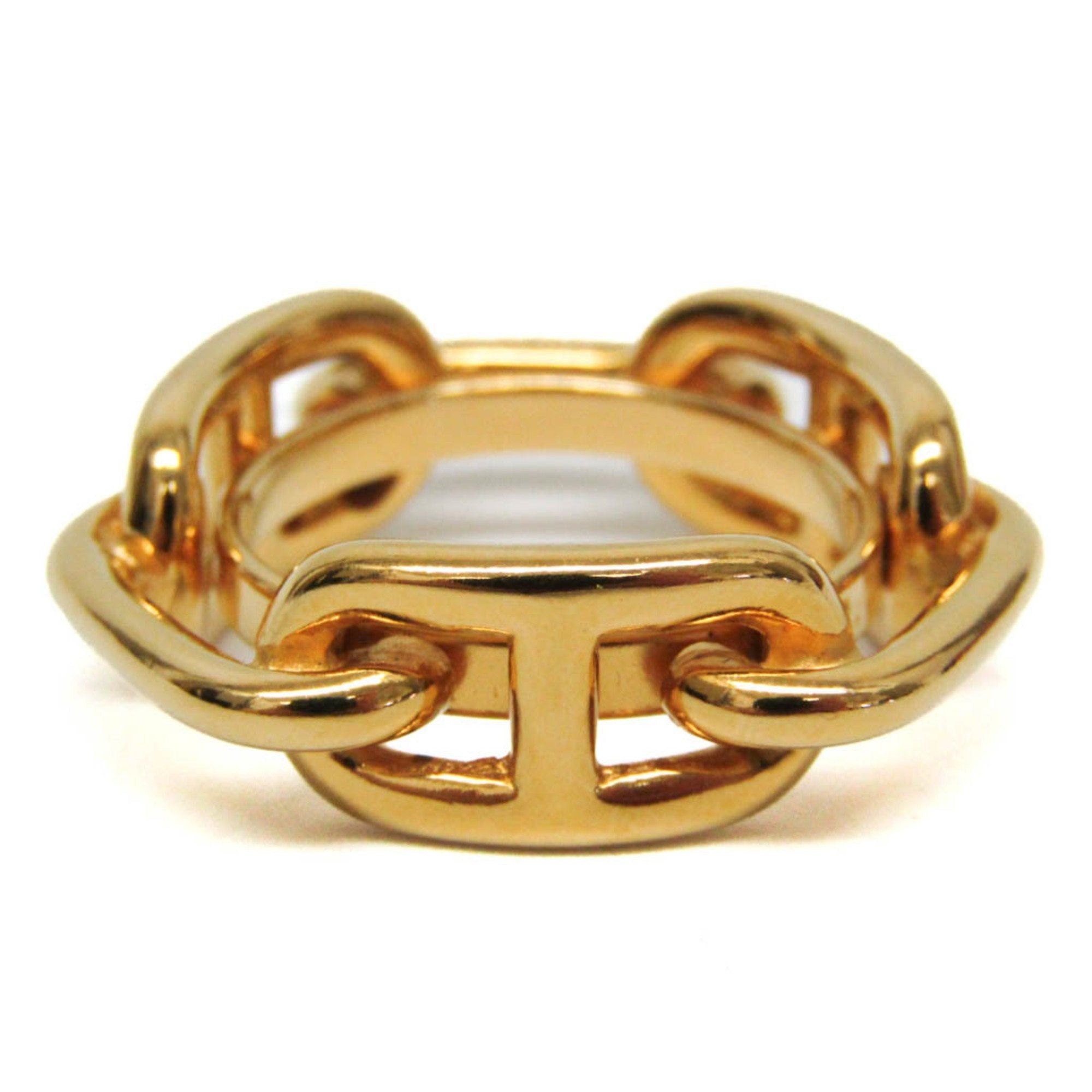 image of Hermes Metal Scarf Ring Gold Lugate Shane Dunkle, Women's