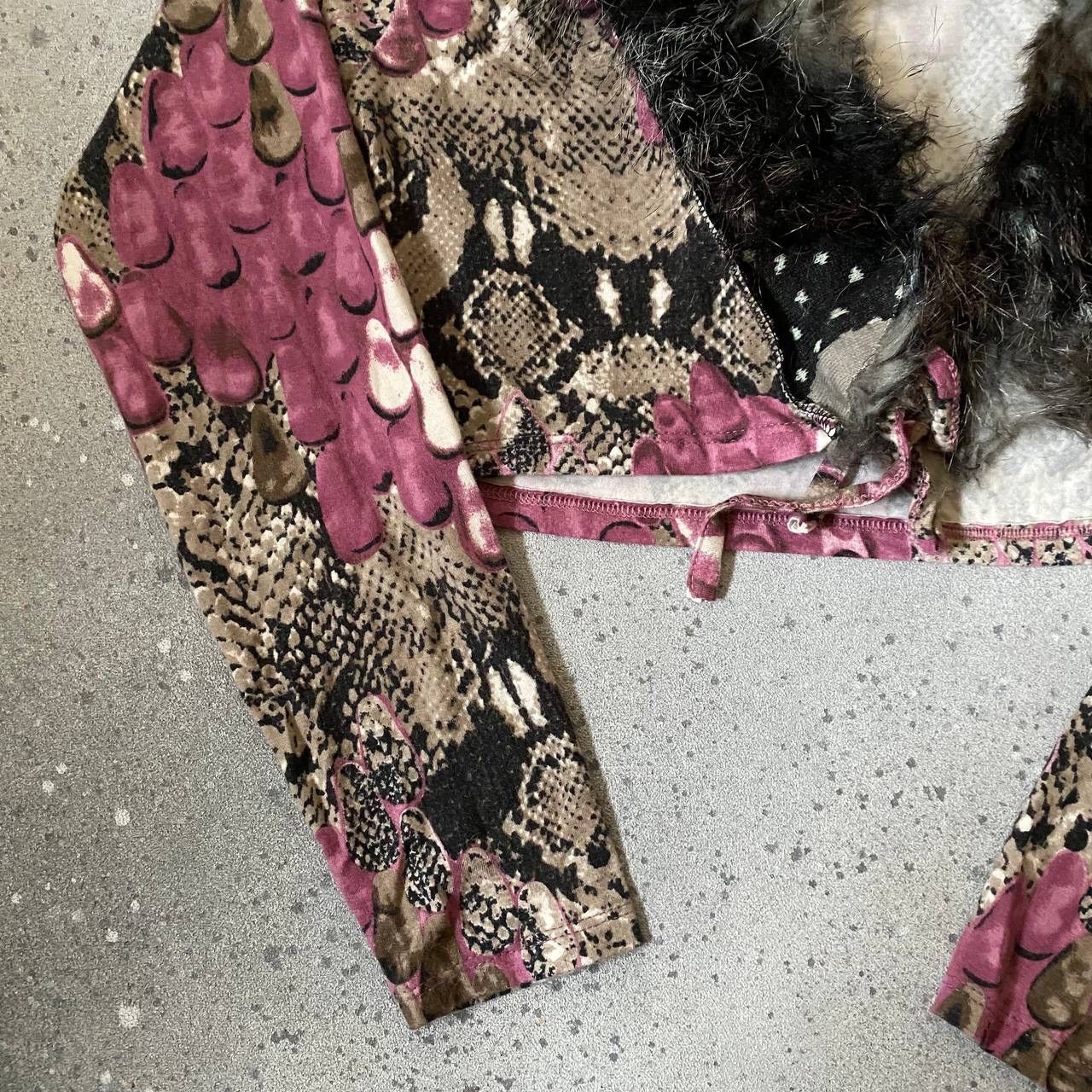 20471120 Japanese Vintage Faux Fur Cropped Top (JPG Gaultier Style) Size S / US 4 / IT 40 - 5 Thumbnail