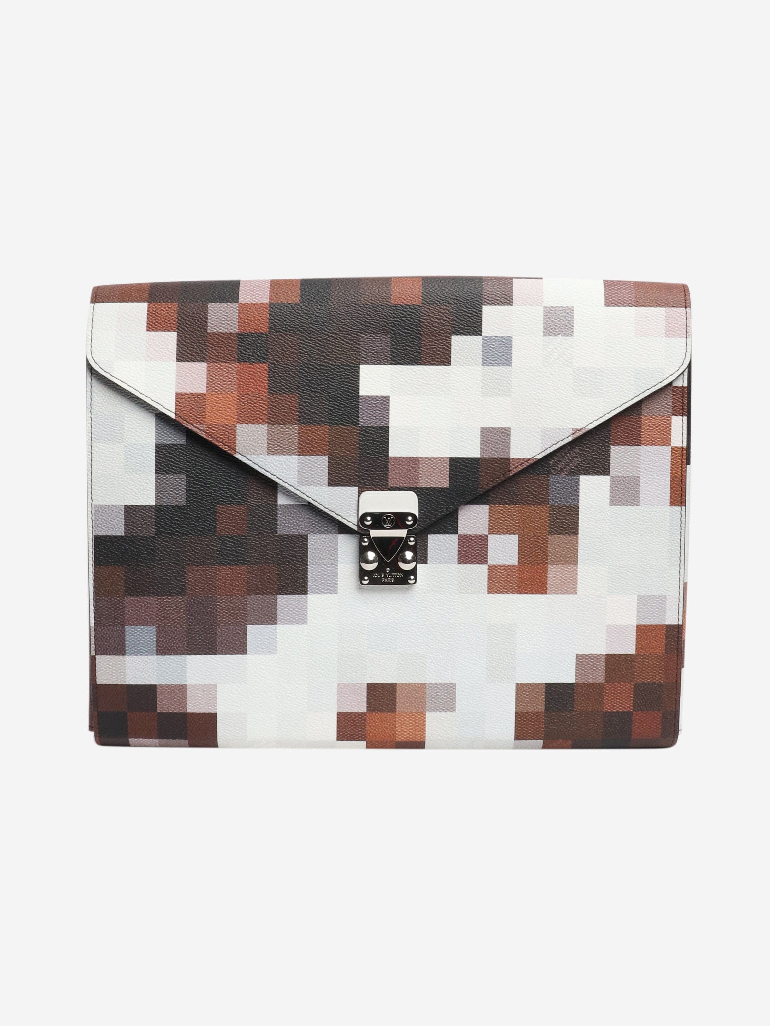 Louis Vuitton Brown Mark Folder Cowmooflage Size ONE SIZE - 1 Thumbnail