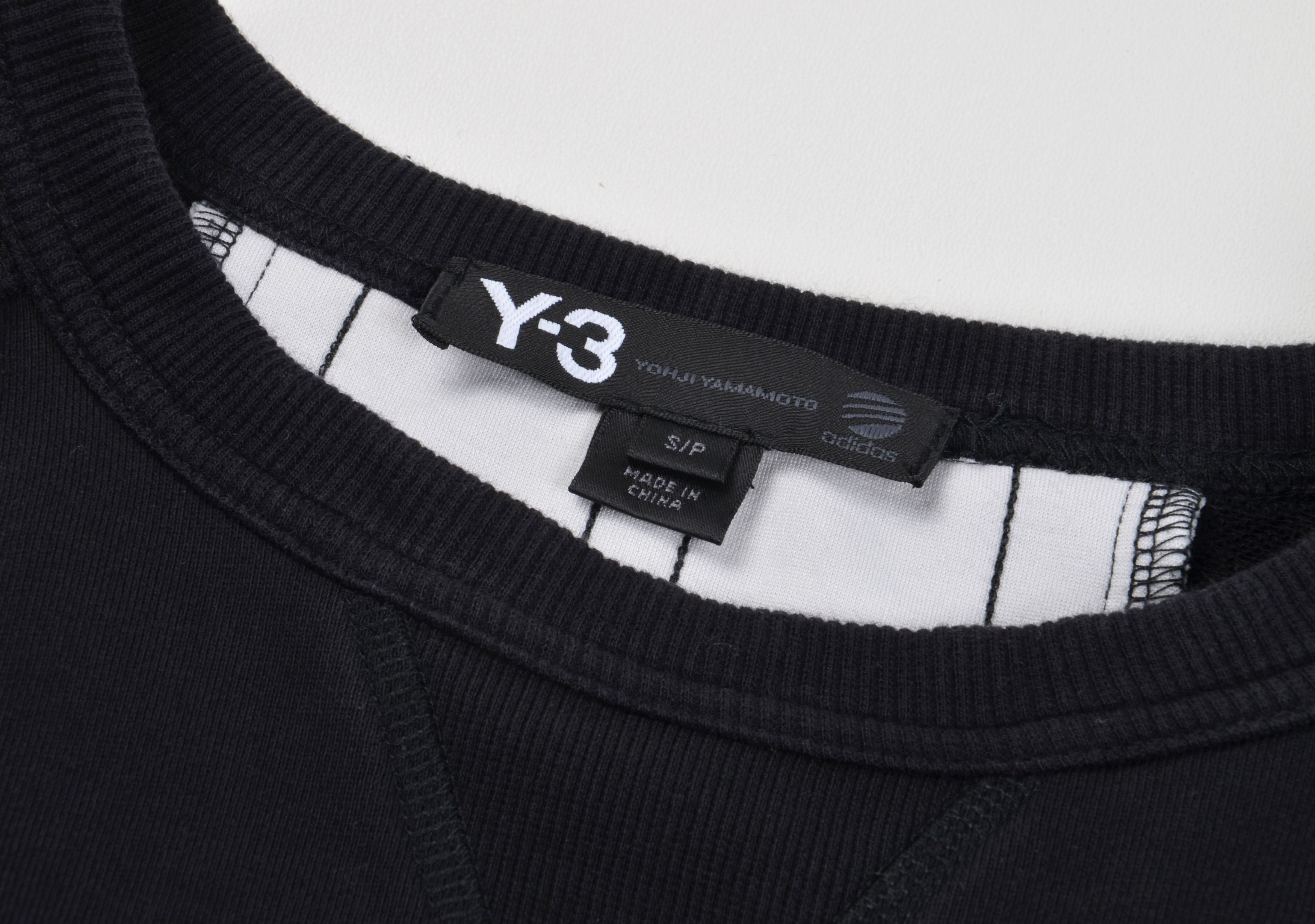 Adidas × Y-3 Y-3 Adidas X Yohji Yamamoto Crew Neck Sweatshirt Size US S / EU 44-46 / 1 - 5 Thumbnail
