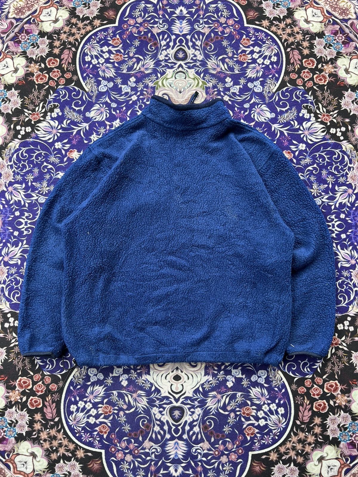 L.L. Bean × Vintage Vintage 80s L.L Bean Fleece Deep Pile Half Zipper Seeatshirt Size US XL / EU 56 / 4 - 8 Thumbnail