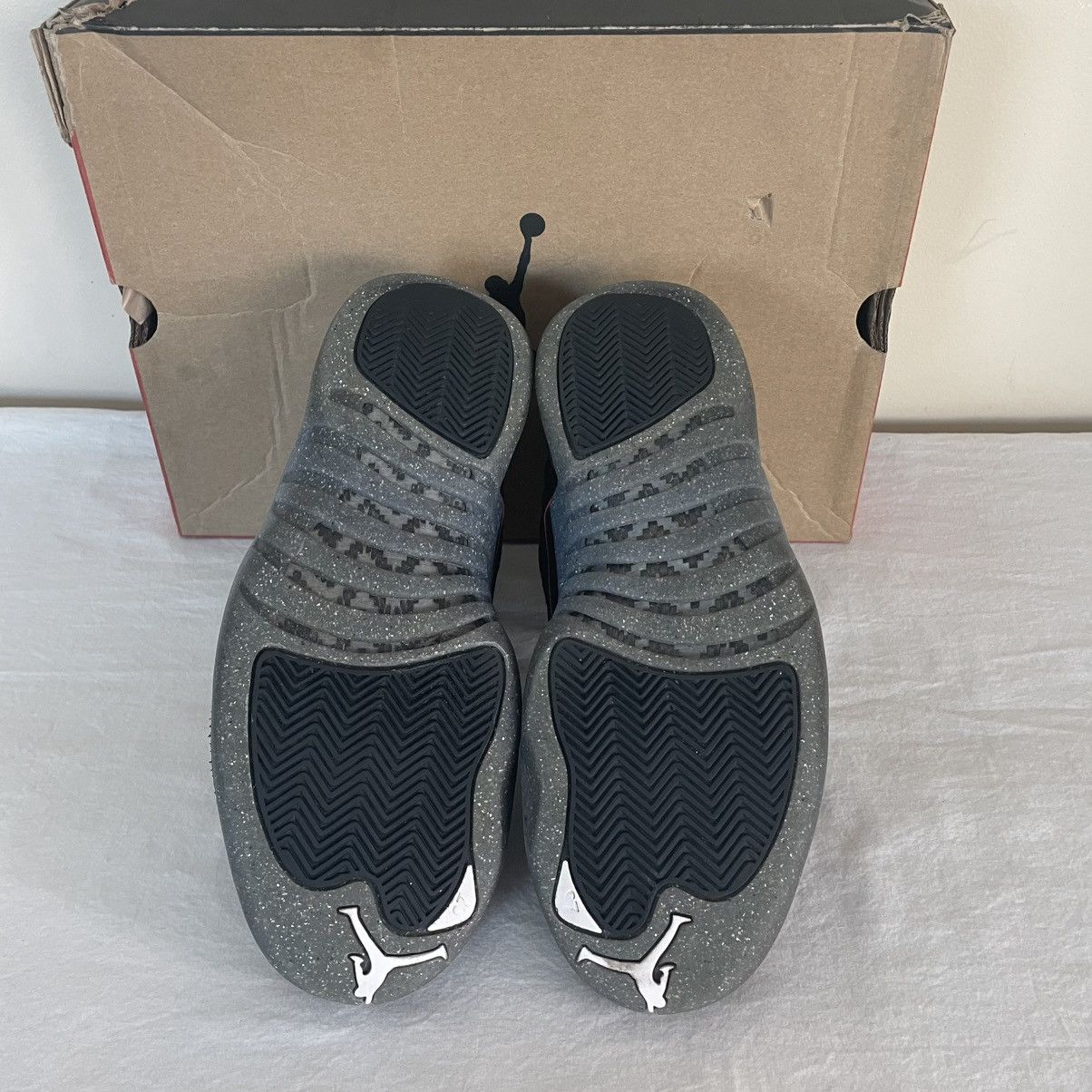 Jordan Brand × Nike Nike Air Jordan 12 Retro Utility Black Grind Mens Size 8.5 Size US 8.5 / EU 41-42 - 7 Thumbnail