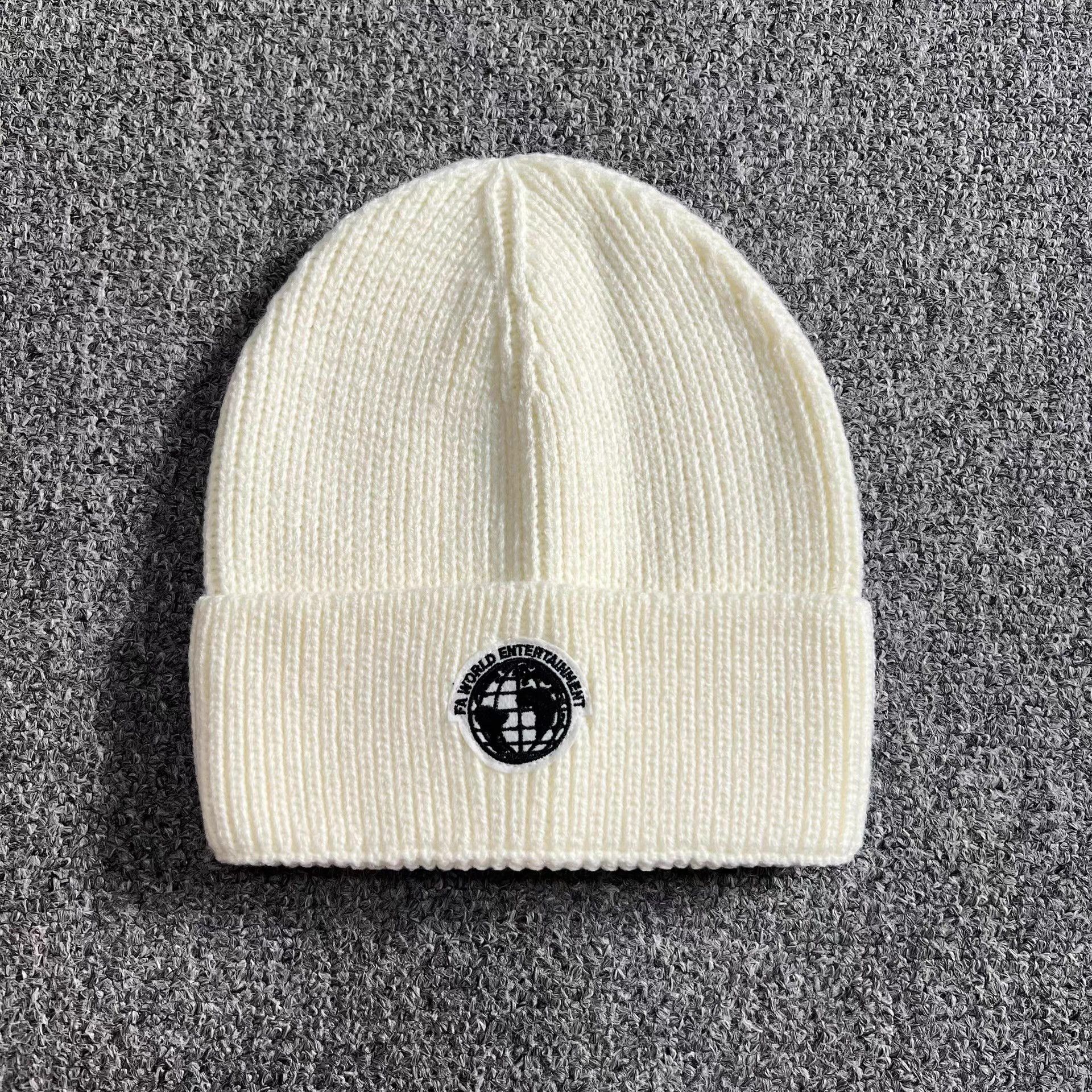 Fucking Awesome Fucking Awesome Globe Embroidered Knit Beanie Q7 Size ONE SIZE - 1 Thumbnail