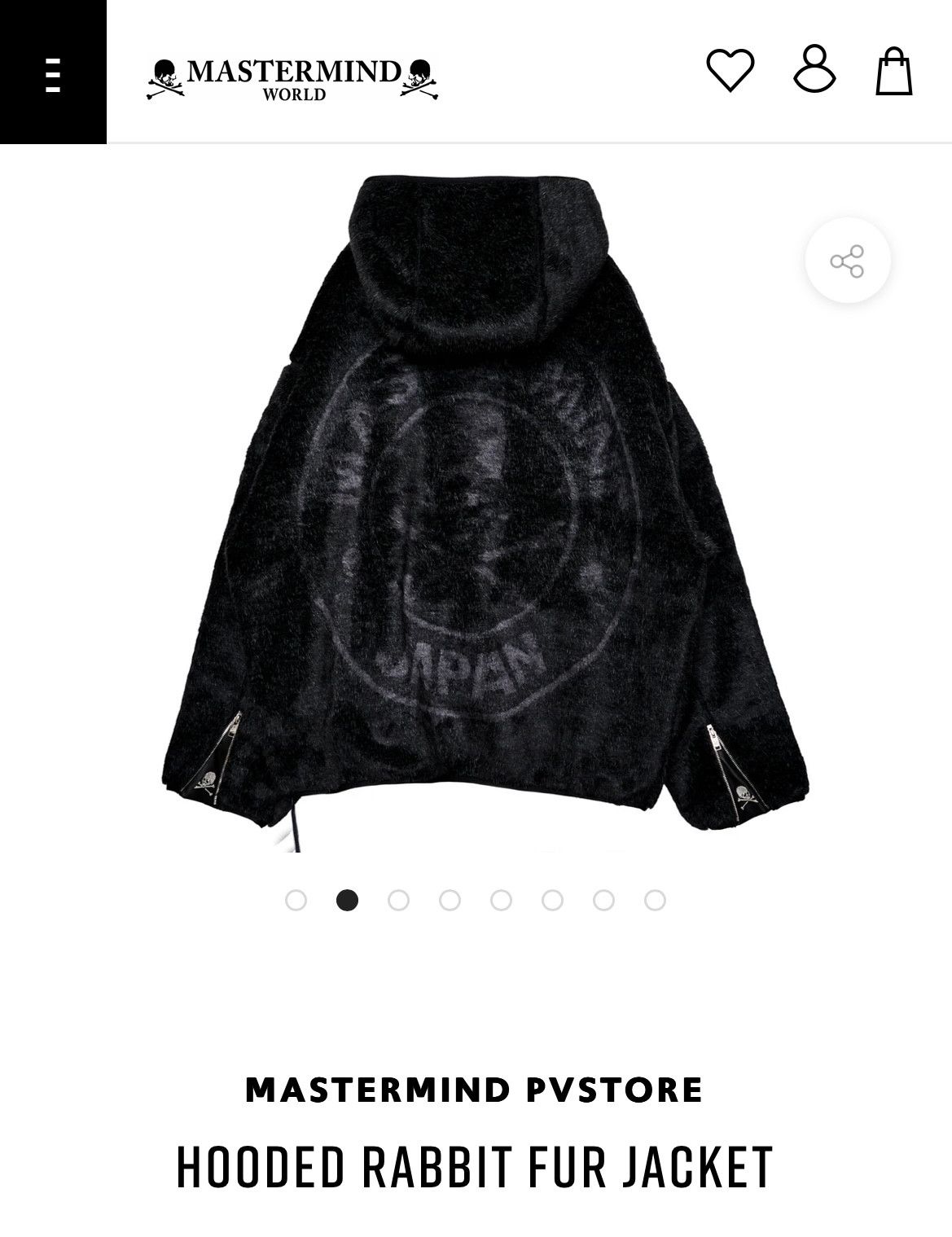Mastermind Japan Mastermind Japan faux fur hooded jacket Size US S / EU 44-46 / 1 - 2 Thumbnail