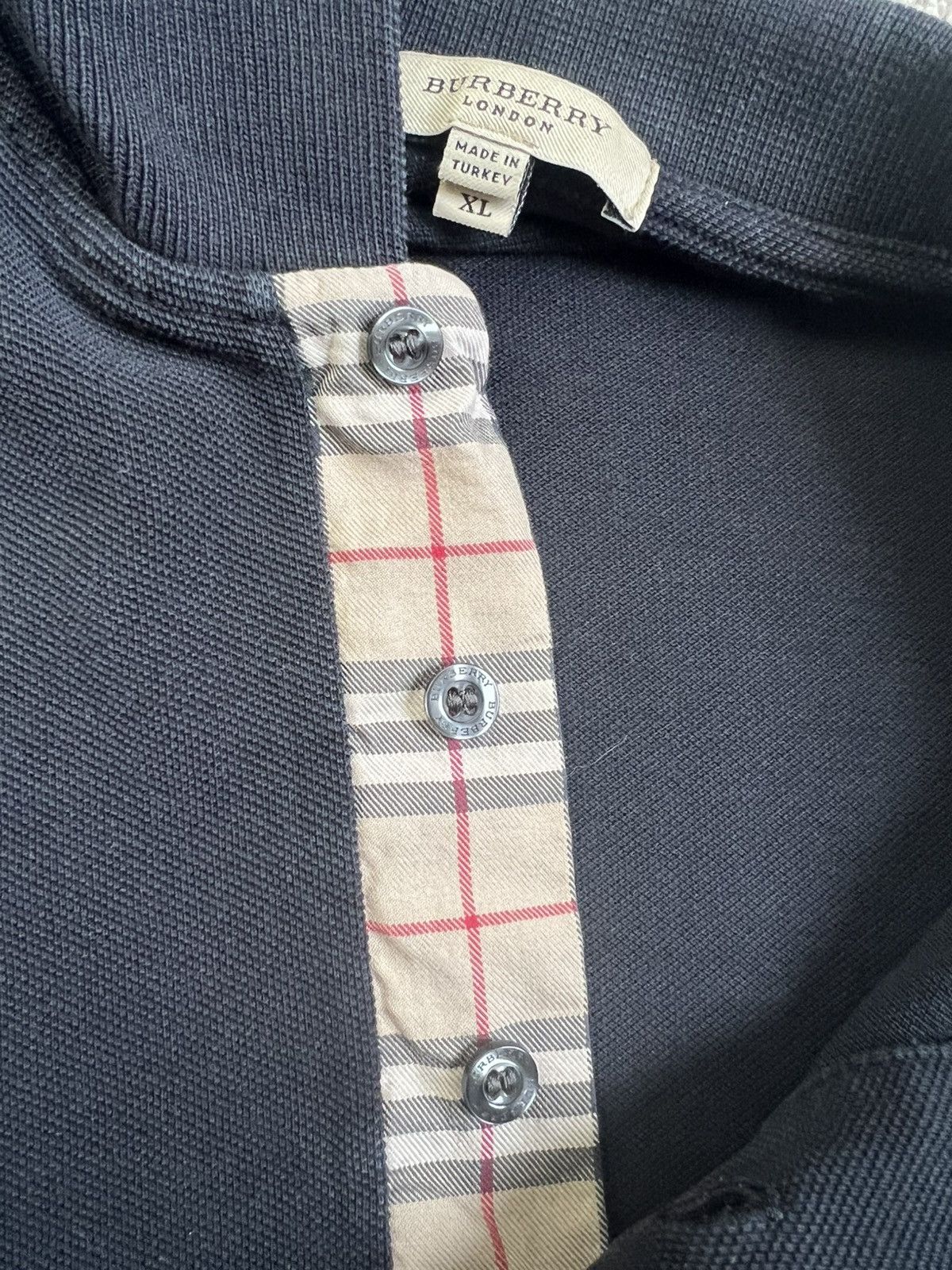 Burberry Burberry London Black Polo Shirt XL (Fits Like Medium) Size US XL / EU 56 / 4 - 8 Thumbnail
