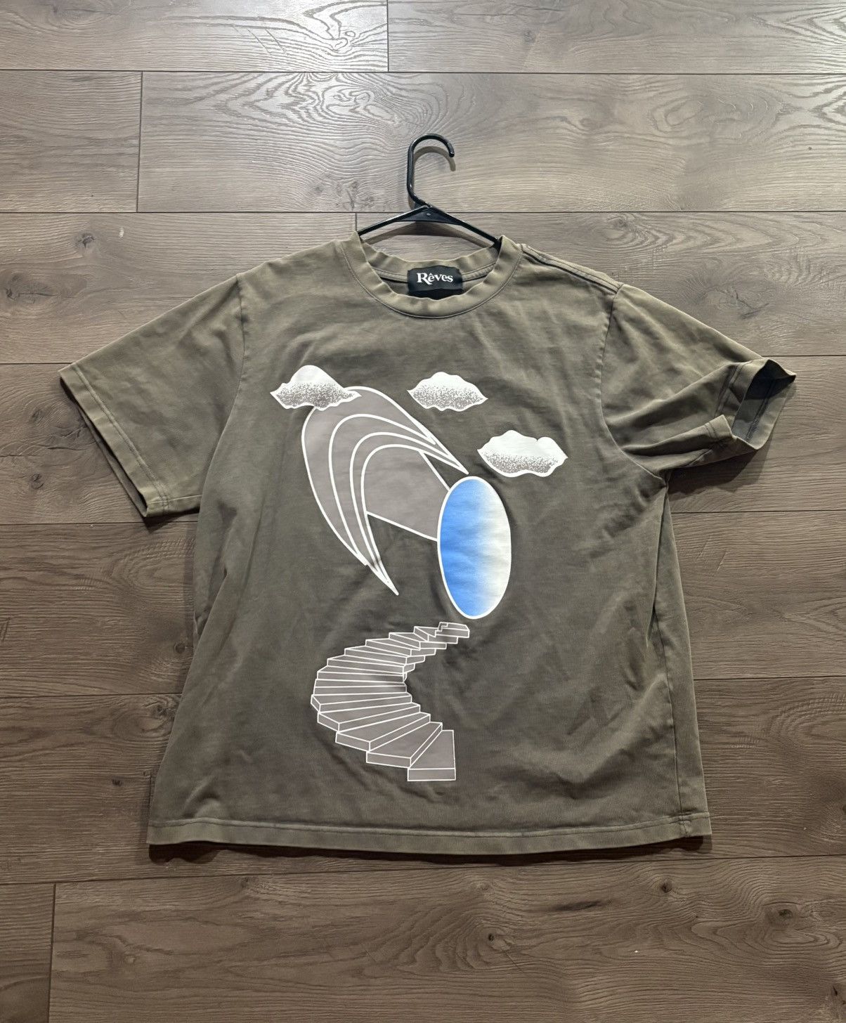 Reves Paris Reves Paris Gray Tee Size US L / EU 52-54 / 3 - 1 Thumbnail