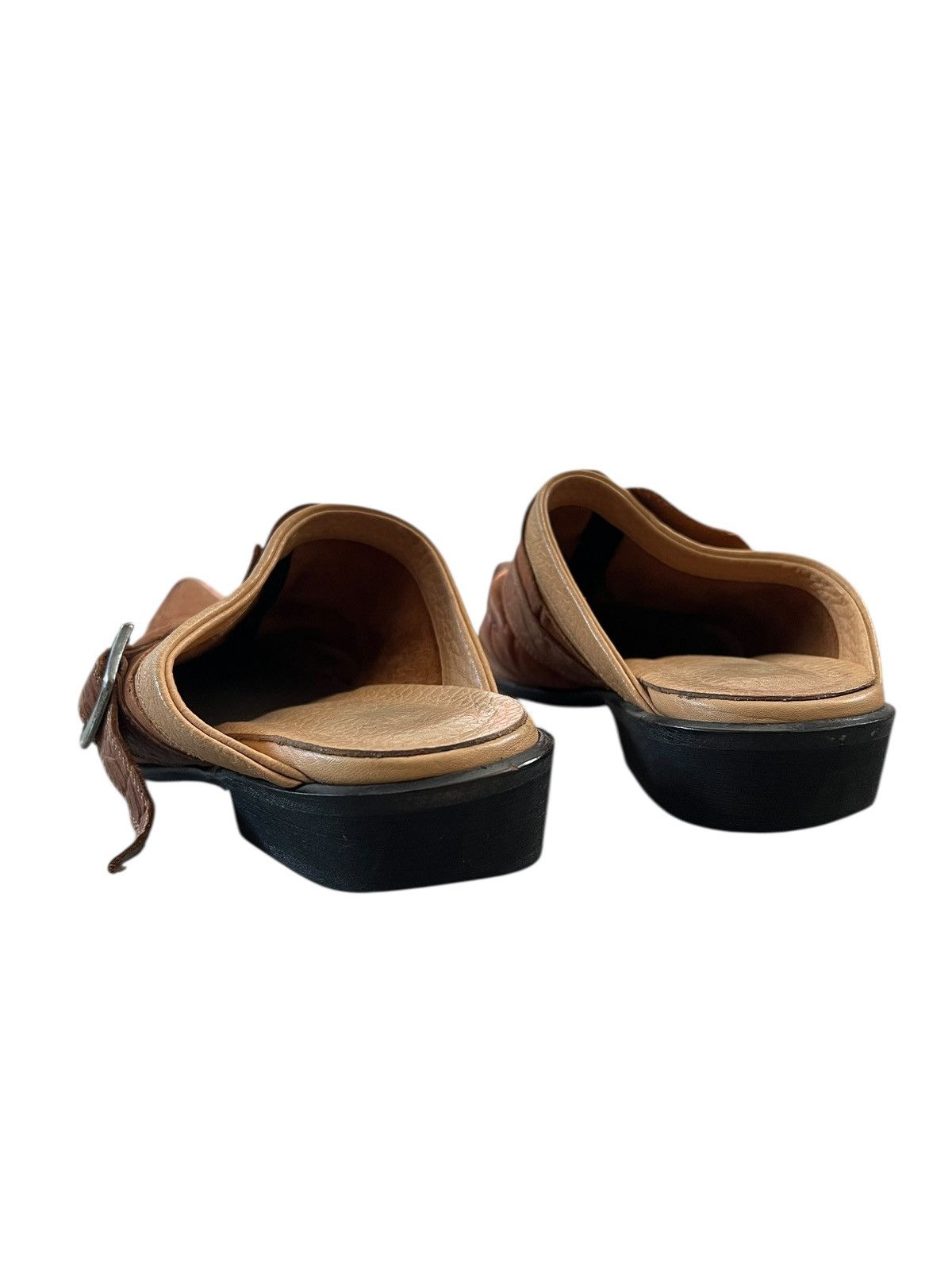 Tornado Mart Tornado Mart Pointed Toe Leather Mule Sandals Size US 8 / EU 41 - 6 Thumbnail