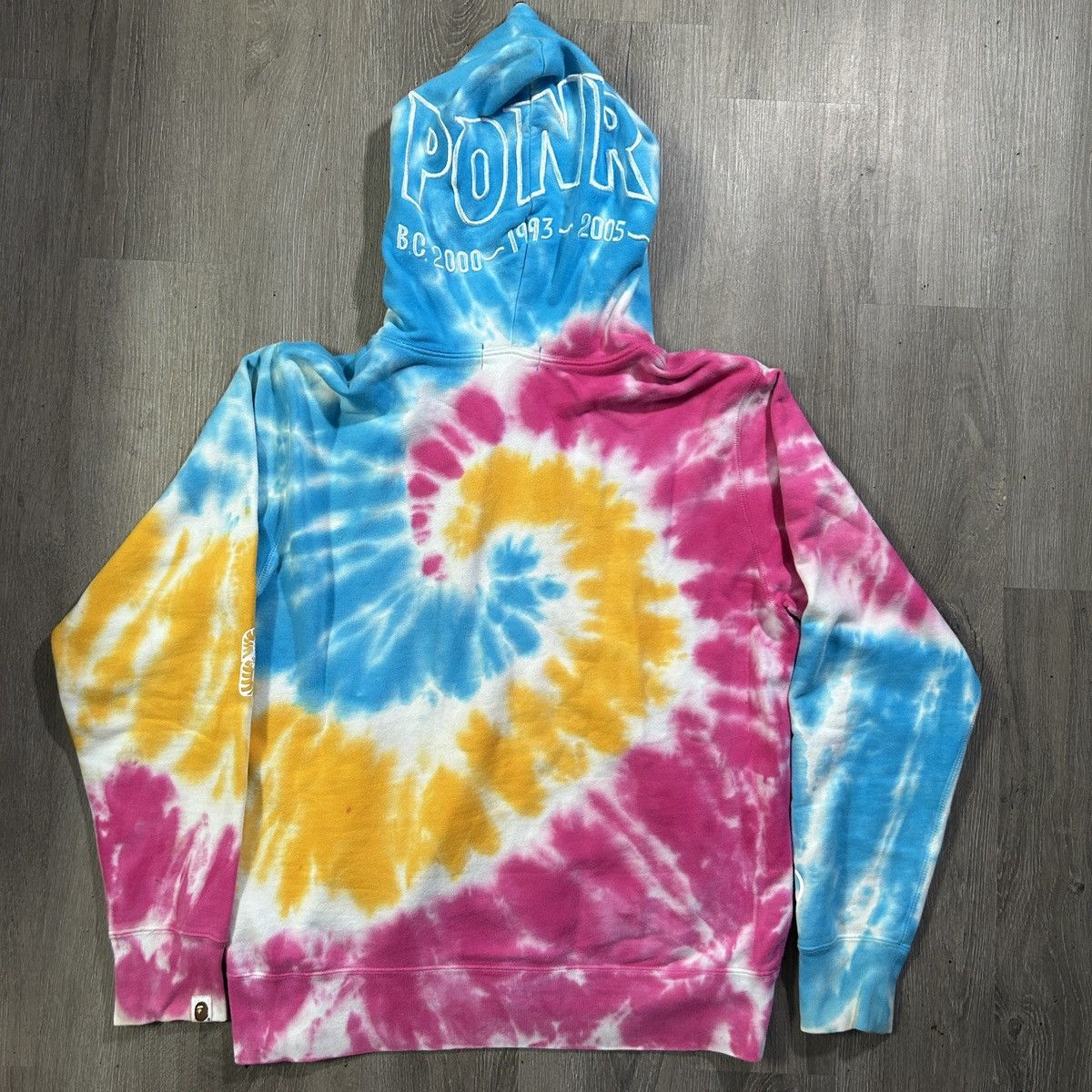 Bape BAPE Tie Dye PONR Shark Wide Full Zip Hoodie Size US M / EU 48-50 / 2 - 5 Thumbnail
