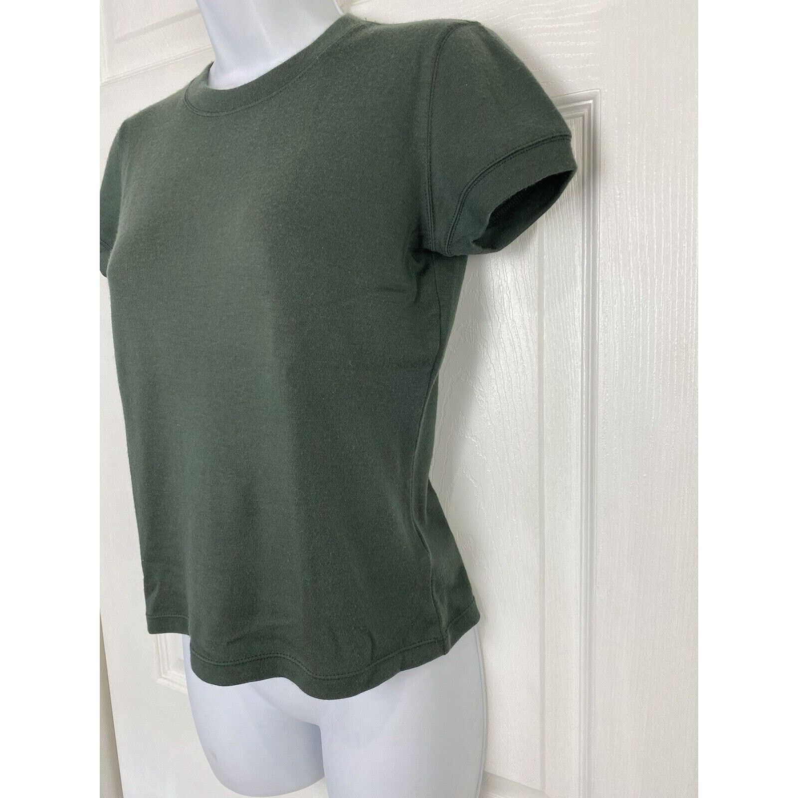 Giorgio Armani Giorgio Armani Cashmere Shirt Green Classico Crew Neck Top 6 Size M / US 6-8 / IT 42-44 - 2 Thumbnail