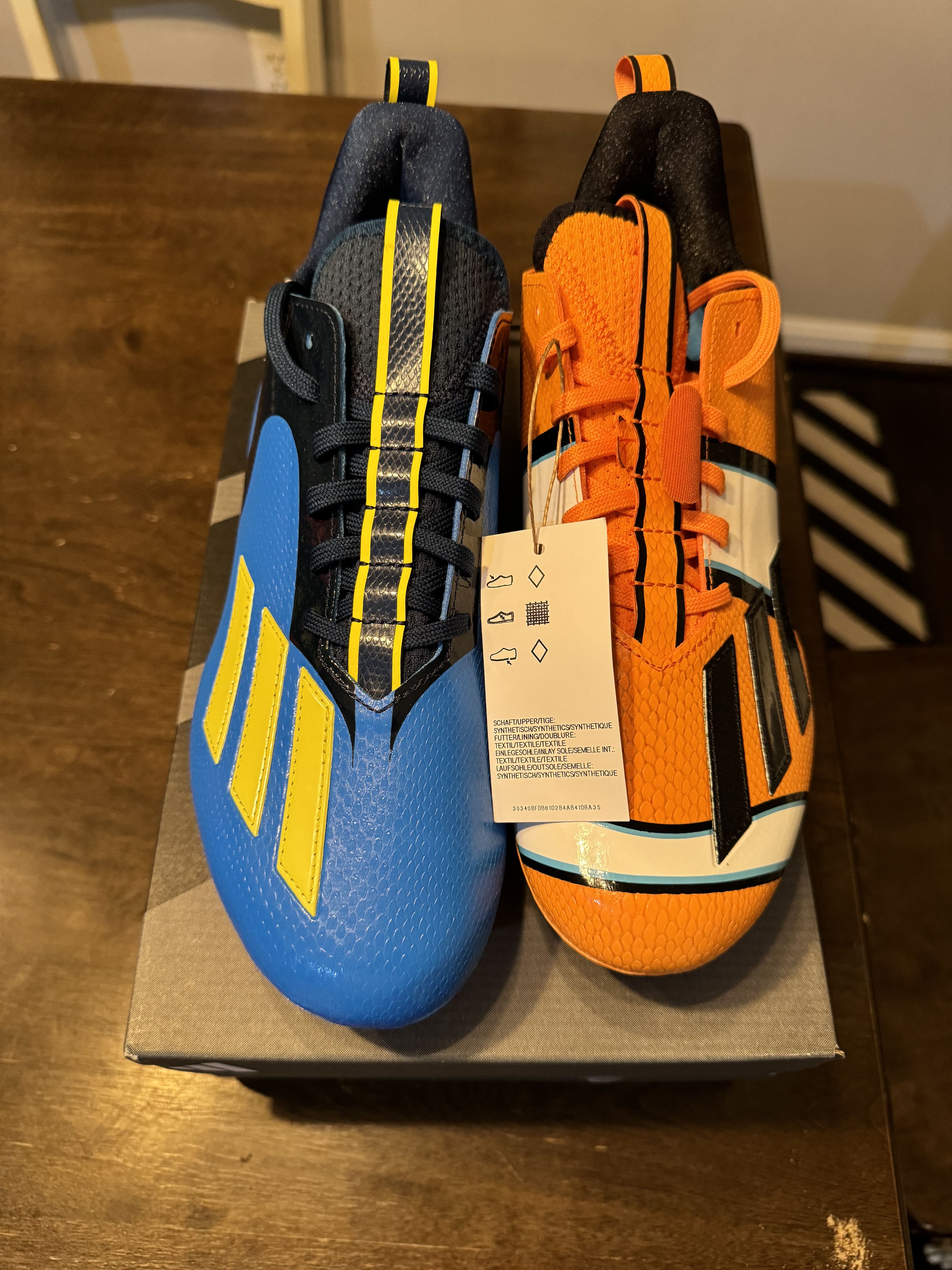 Adizero 12.0 x Disney “Finding Nemo” Football Cleats
