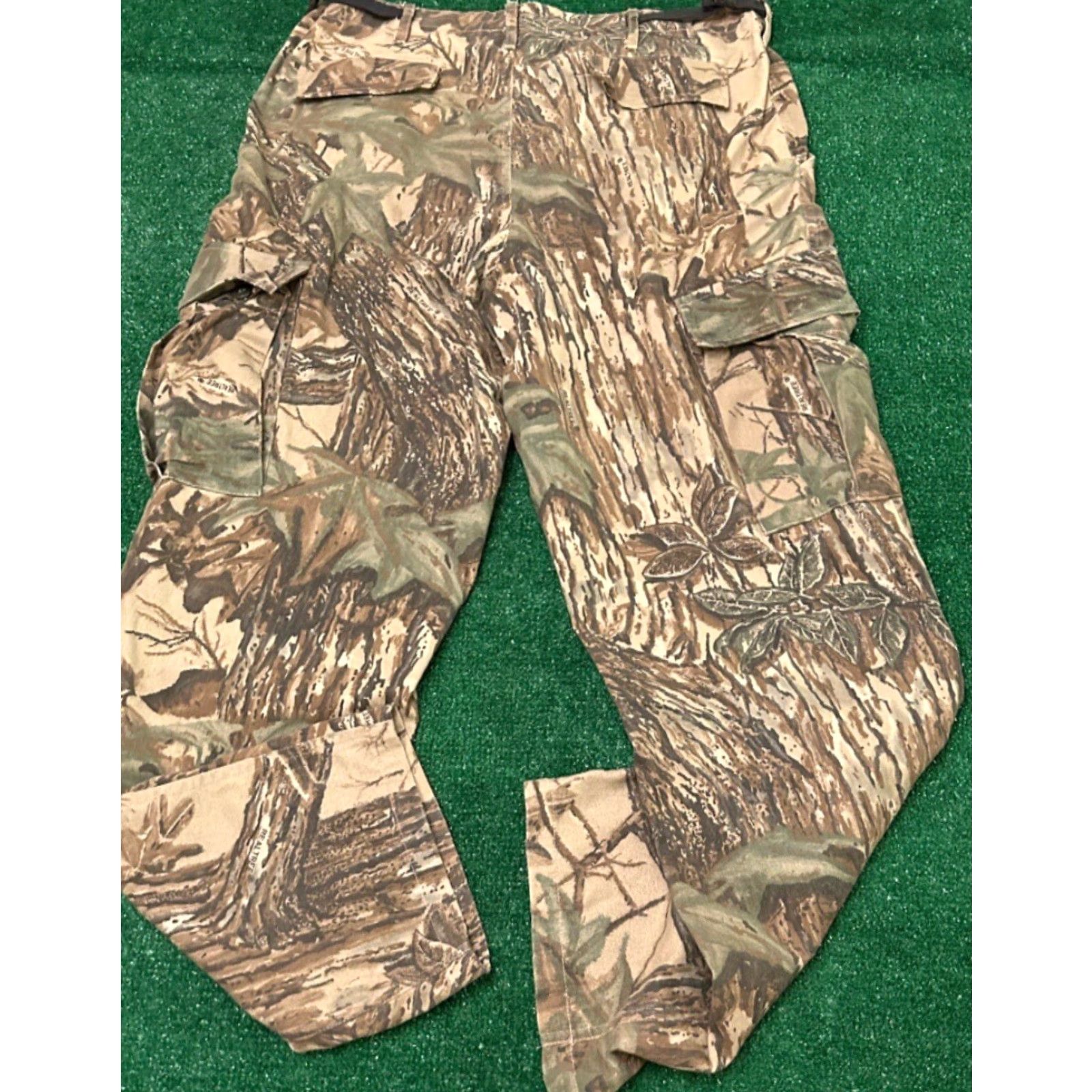 Realtree VINTAGE Real Tree Camo VTG Cargo Pants Mens Large 36 Hunter Skater 90s Grunge Hip Hop Hunting Size US 33 - 3 Thumbnail