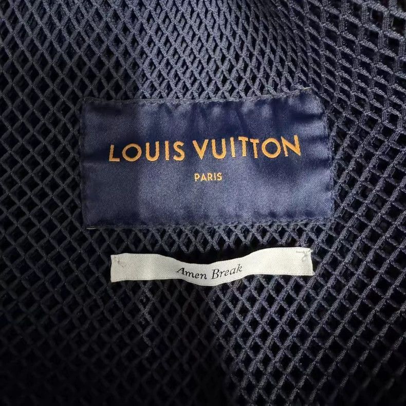 Louis Vuitton Louis Vuitton LV Gradient Mesh Waistcoat with Pattern-2506 Size US L / EU 52-54 / 3 - 5 Thumbnail