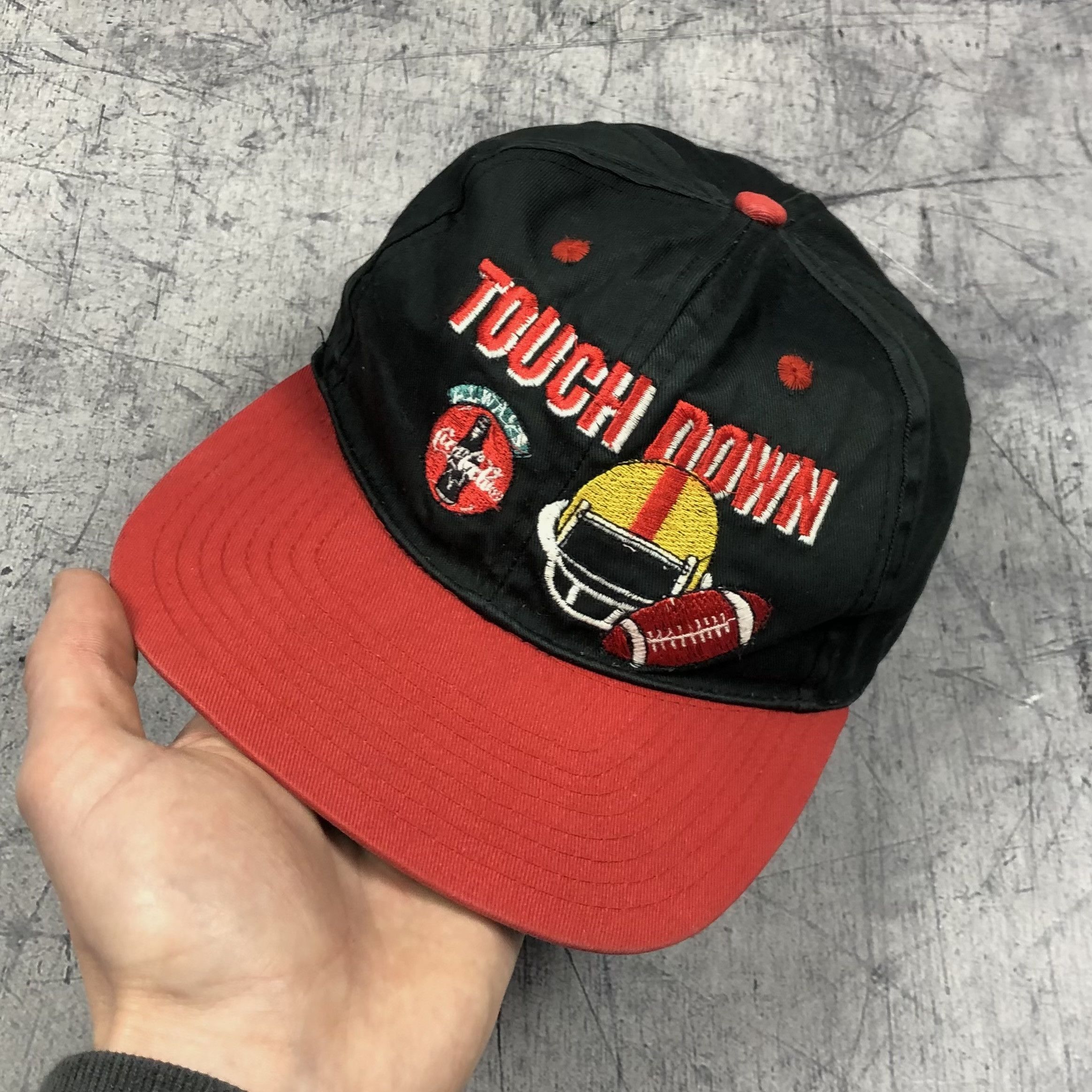 Coca Cola Vintage 90s Coca-Cola NFL Touch Down Cap Size ONE SIZE - 3 Thumbnail