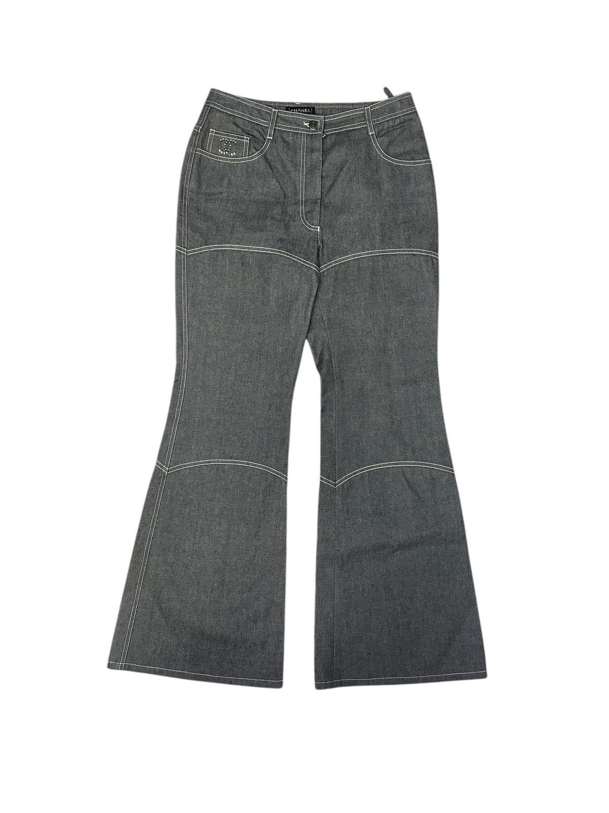 Chanel × Karl Lagerfeld S/S 01 Raw Denim Size 30" / US 8 / IT 44 - 2 Thumbnail