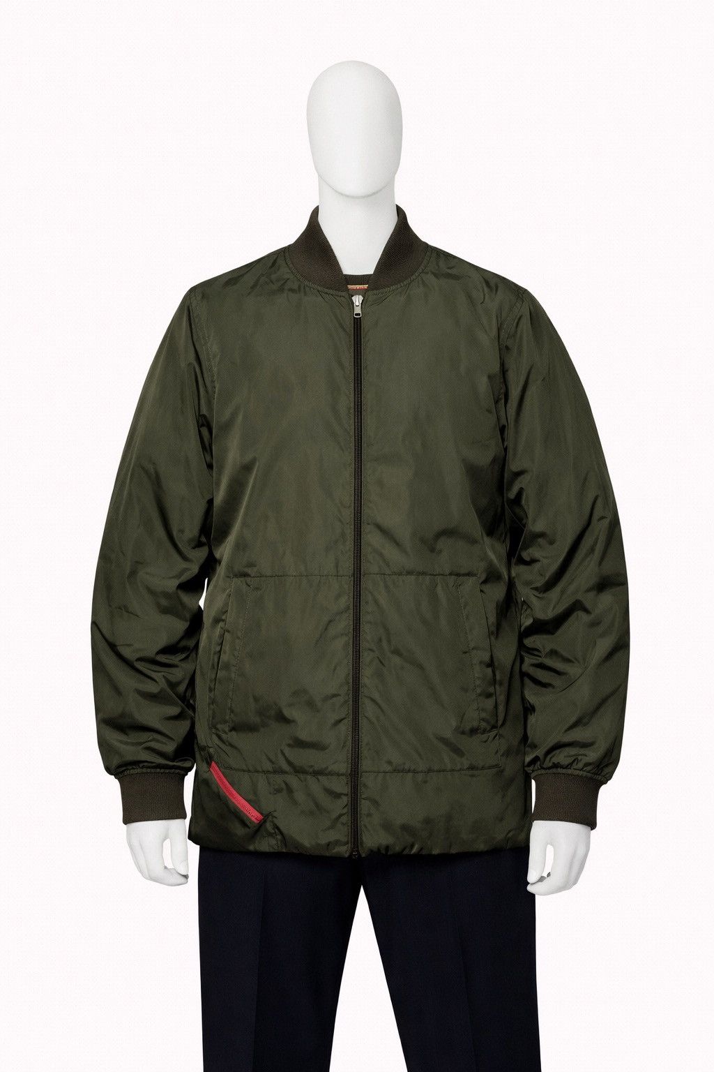 Prada Prada Milano Red Tab Bomber Puffer Jacket Size US S / EU 44-46 / 1 - 1 Thumbnail