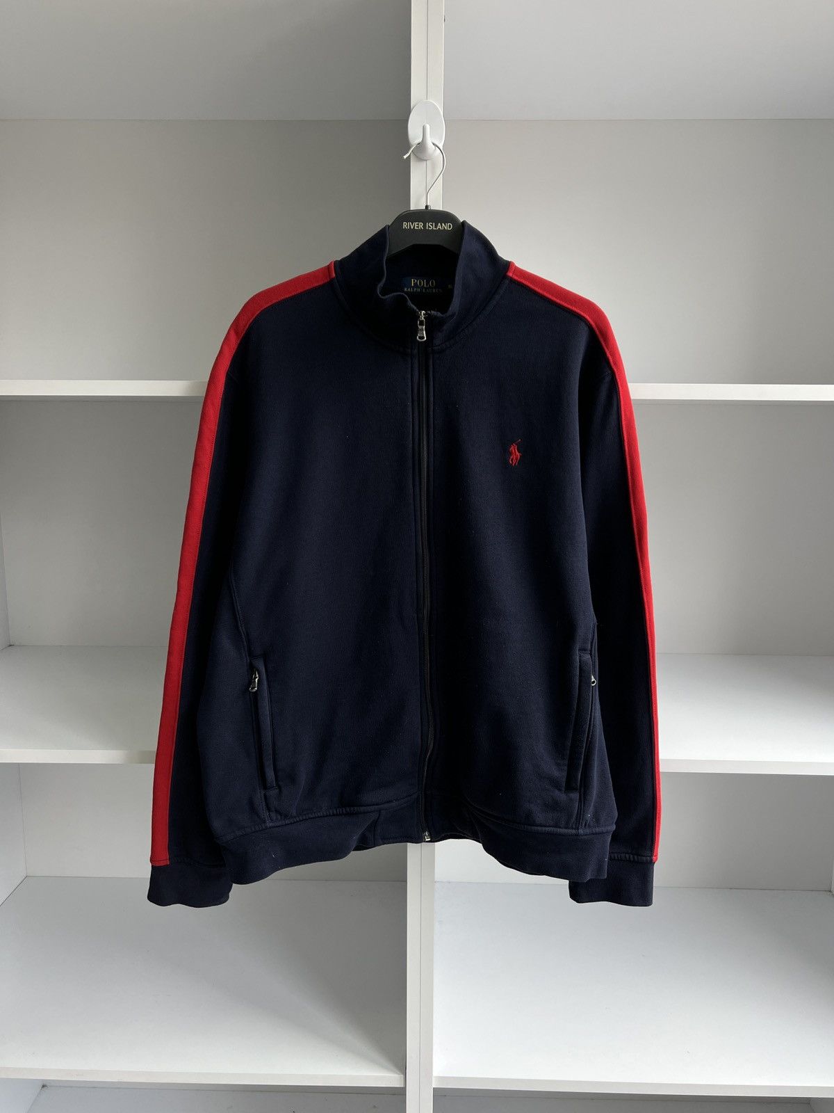 Polo Ralph Lauren × Vintage Vintage Polo Ralph Lauren Zip Sweatshirt Size US XL / EU 56 / 4 - 1 Thumbnail