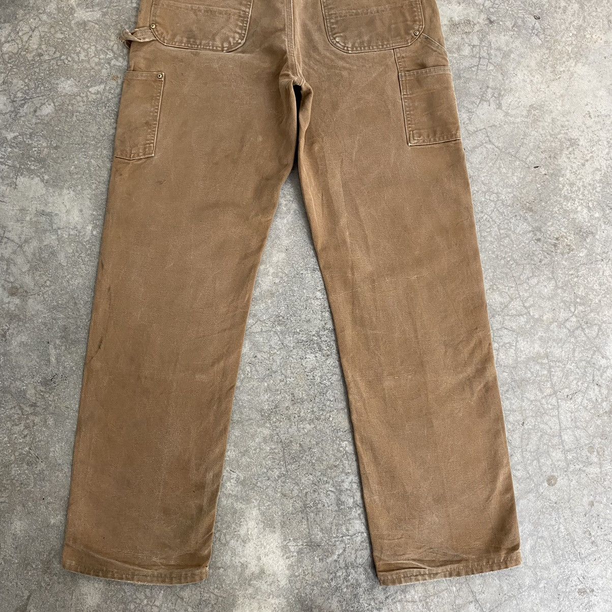 Carhartt Vintage Carhartt Double Knee Tan Dirty Carpenter Pants Size US 33 - 13 Thumbnail