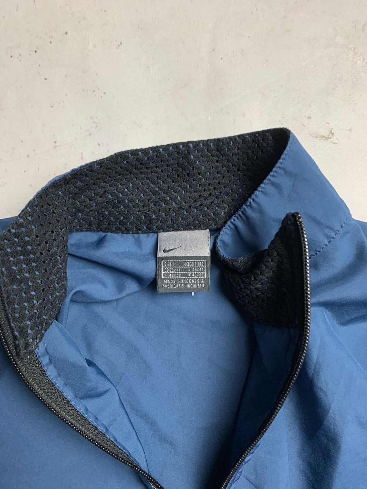 Nike × Vintage Vintage Nike Swoosh Nylon Quarter Zip Jacket Y2K L Size US M / EU 48-50 / 2 - 5 Thumbnail