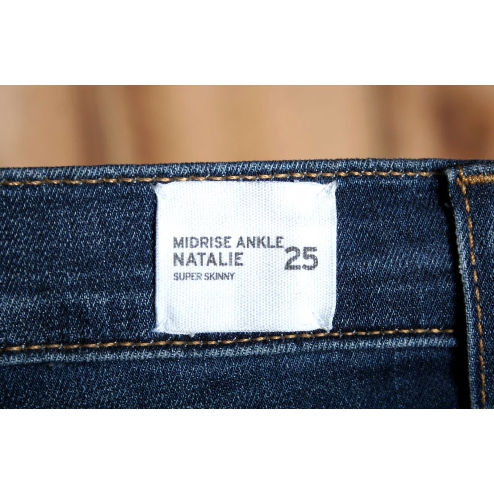 Hudson HUDSON Natalie Mid Denim Ankle Jeans Sz 25 Women Blue Stretch Skinny Inseam 28 Rise 8.75 Hoodie? Size 42" / US 20 - 6 Thumbnail