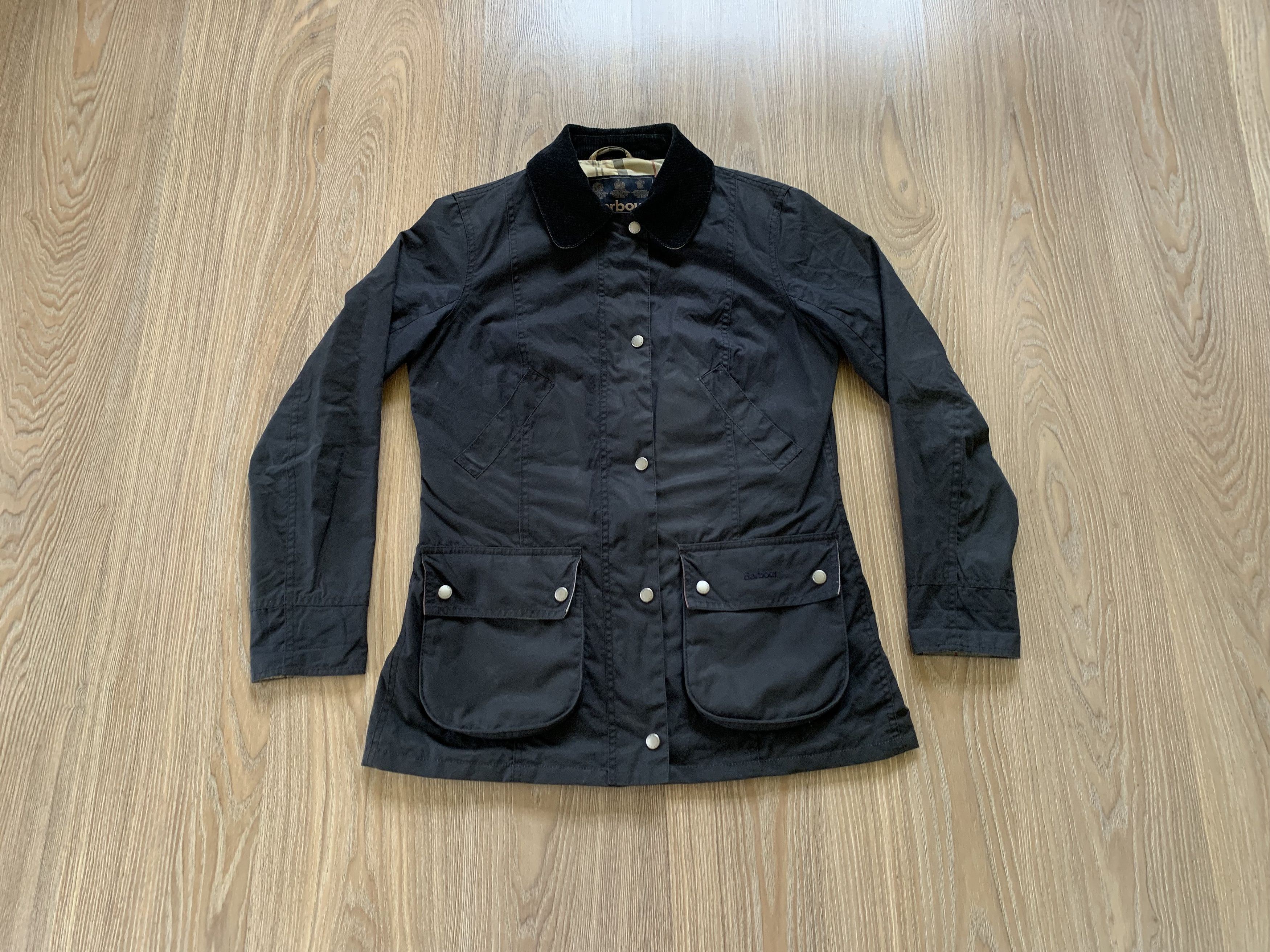 Vintage Barbour Dress Tartan Waxed Women's Jacket