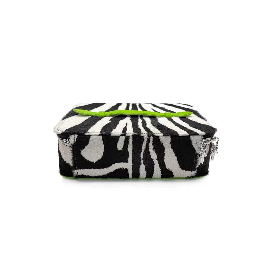 Chrome Hearts Chrome Hearts Green Zebra Pony Hair Flame Patch Jewelry Case Size ONE SIZE - 2 Thumbnail