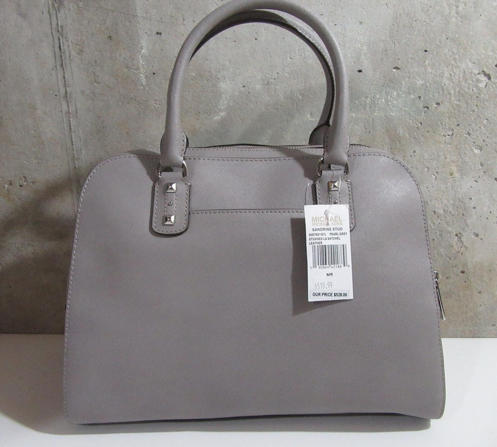 Michael Kors Michael Kors Sandrine Stud Large Leather Satchel NWT Size ONE SIZE - 5 Thumbnail