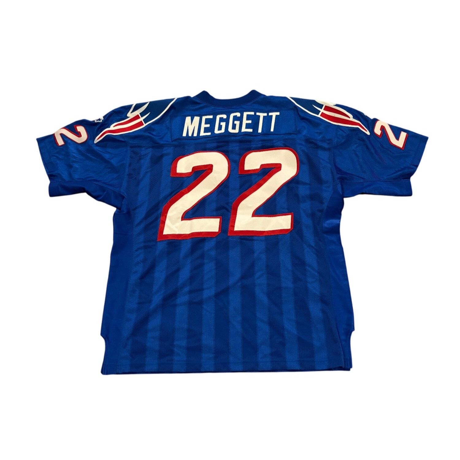 Starter Vtg 90's Starter New England Patriots Dave Meggett #22 Authe Size US XL / EU 56 / 4 - 2 Thumbnail