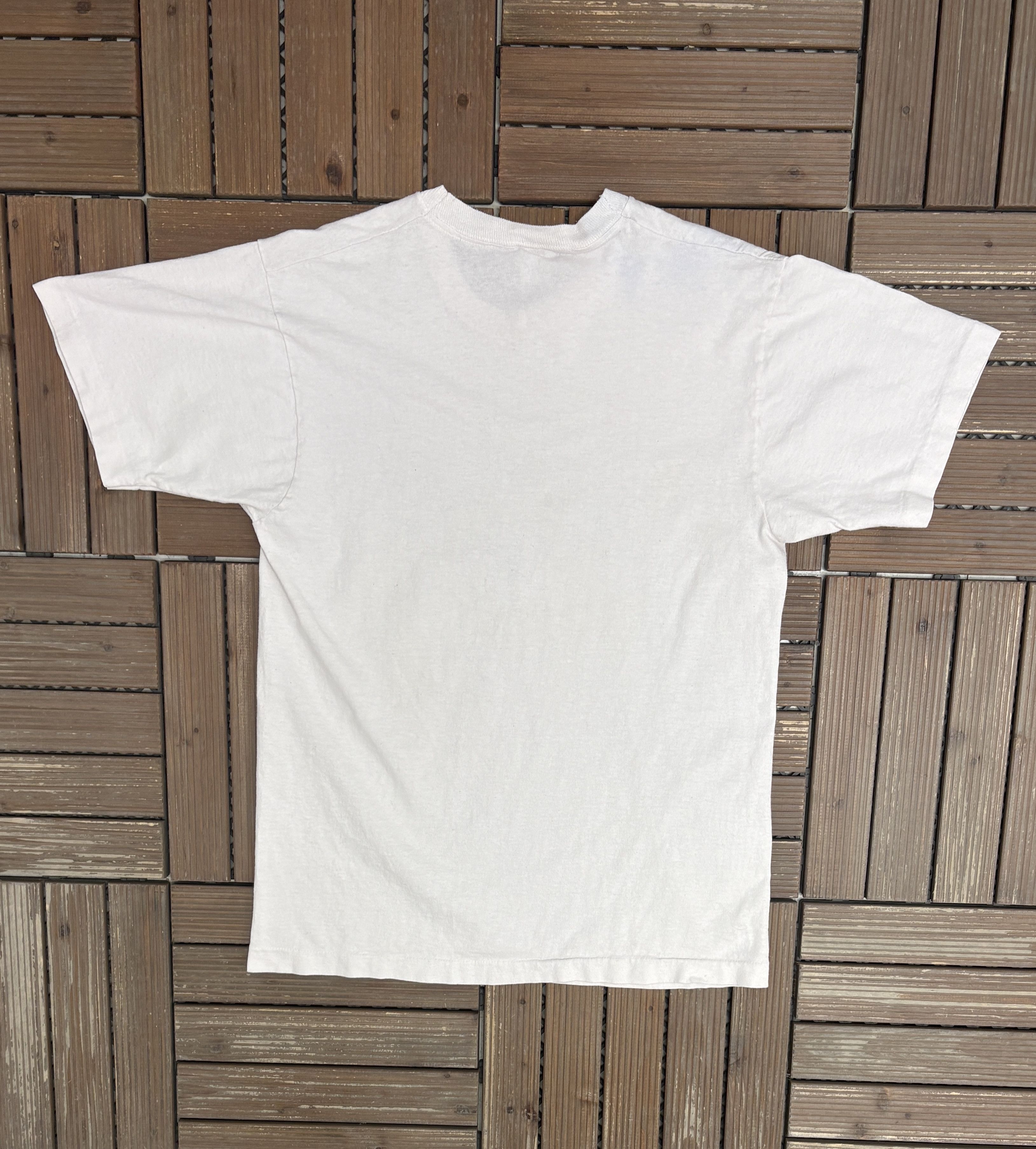 Vintage All American B-24 Vintage White T-Shirt Tee Size US L / EU 52-54 / 3 - 4 Thumbnail