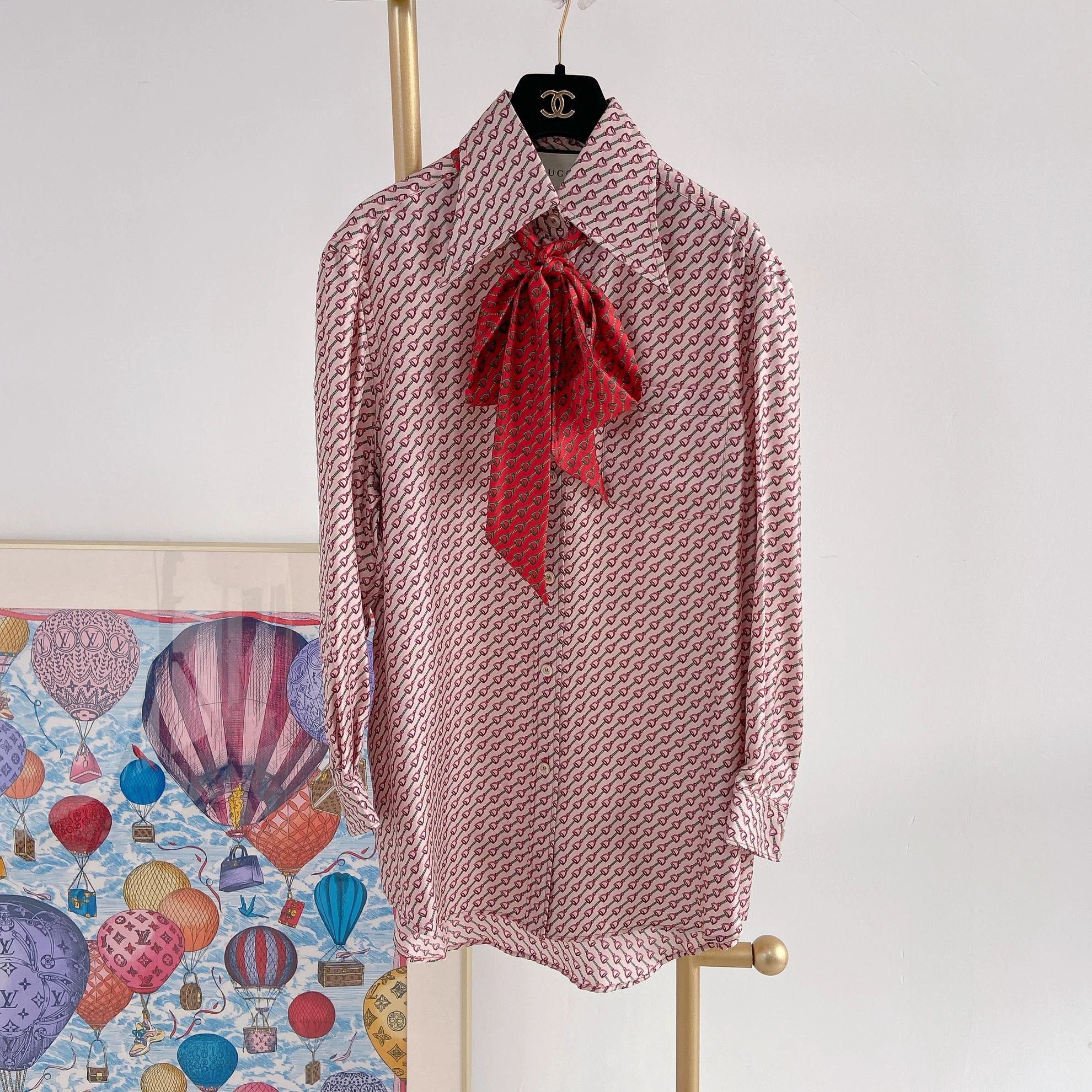 Gucci Gucci Floral Silk Shirt Size 36 Size XS / US 0-2 / IT 36-38 - 1 Thumbnail