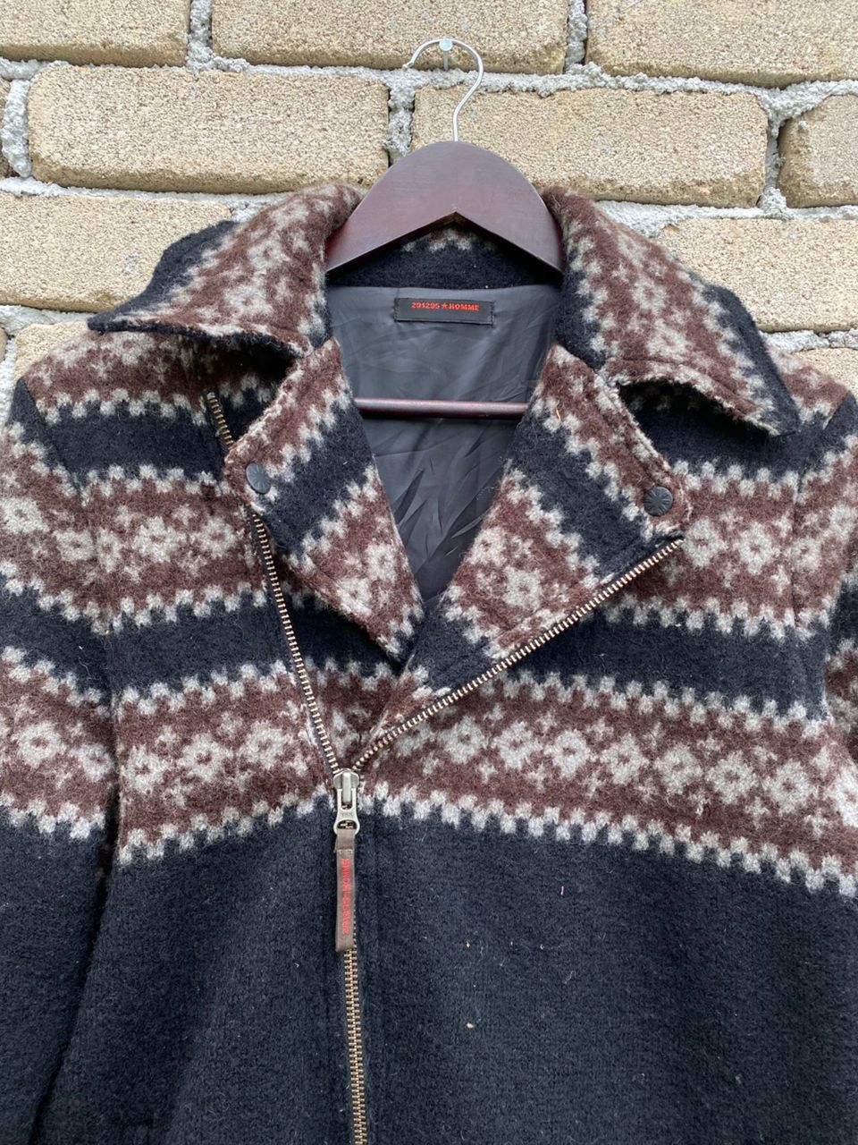 291295=Homme 291295=Homme Wool Jacket Size M / US 6-8 / IT 42-44 - 5 Thumbnail