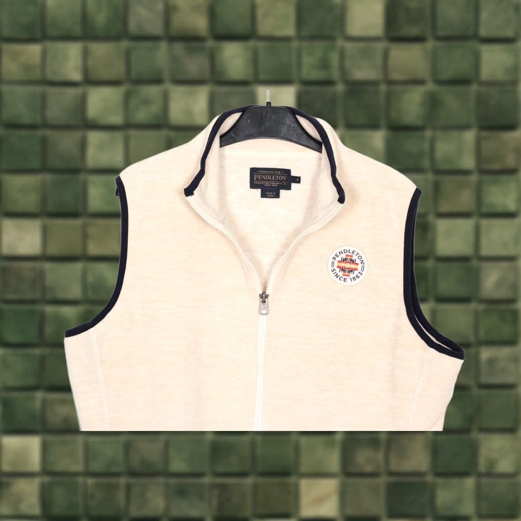 Pendleton PENDLETON Fleece Vest Jacket Gilet Bodywarmer Men Size S VR2606 Size US S / EU 44-46 / 1 - 1 Thumbnail