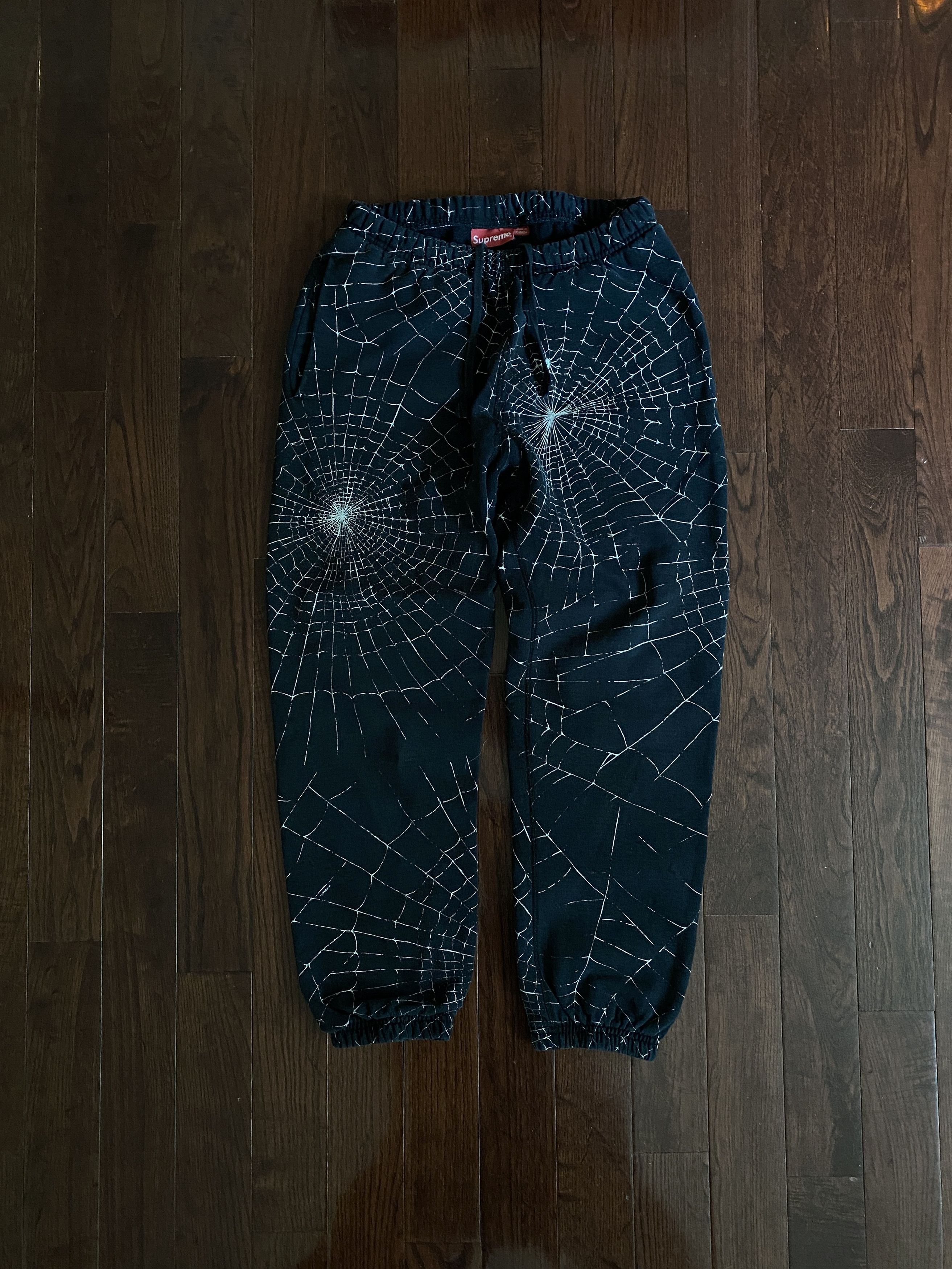 Supreme Spider Web Sweatpant | Grailed