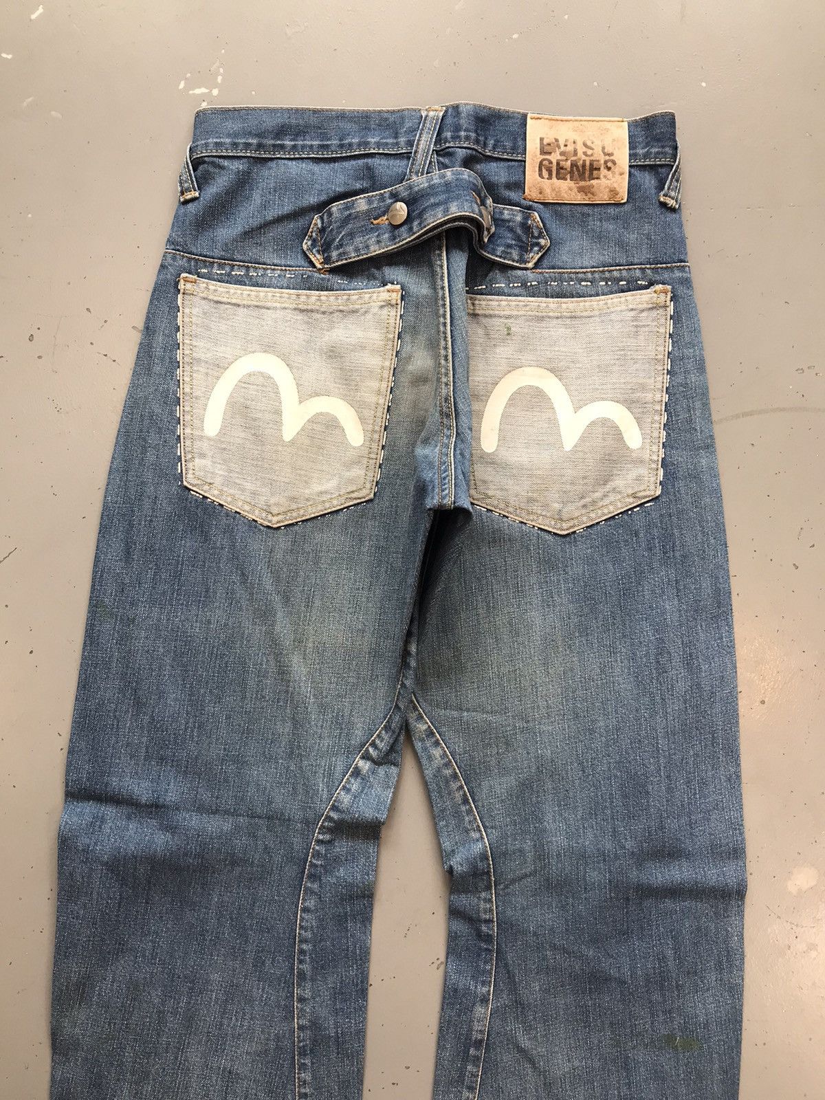 Japanese Brand × Vintage Vintage Evisu inspired engineer denim pant Size US 29 - 12 Thumbnail