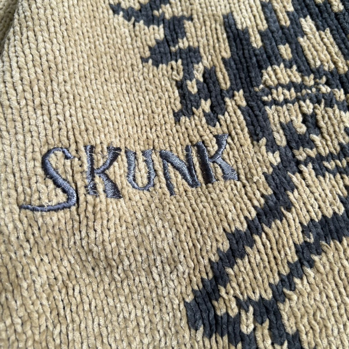 Vintage Vintage Mischievous Skunk Big Logo Knit Zip Jacket Size US M / EU 48-50 / 2 - 5 Thumbnail