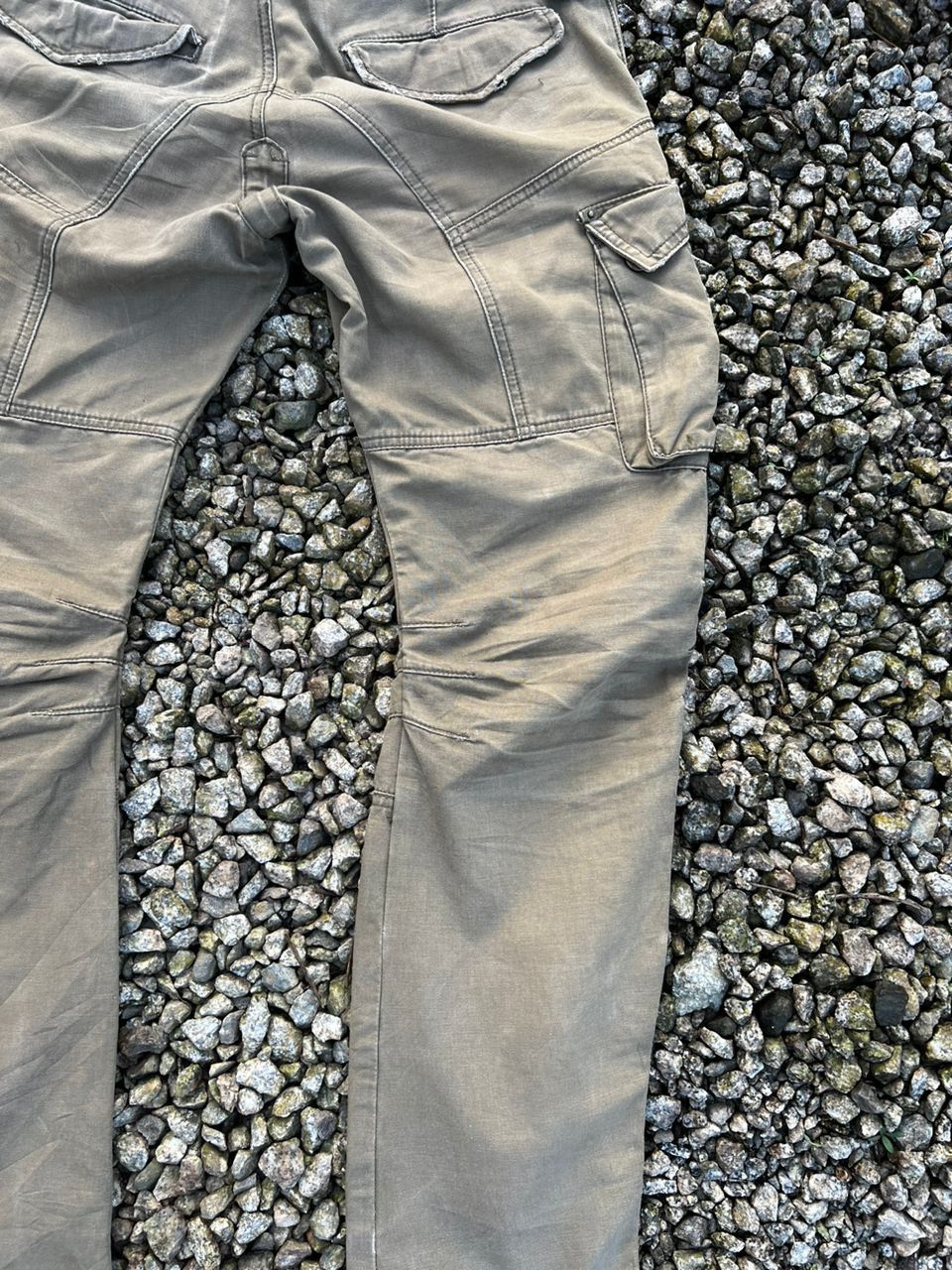 PPFM Japanese Brand PPFM Sunfaded Distress Cargo Pants Size US 34 / EU 50 - 14 Thumbnail