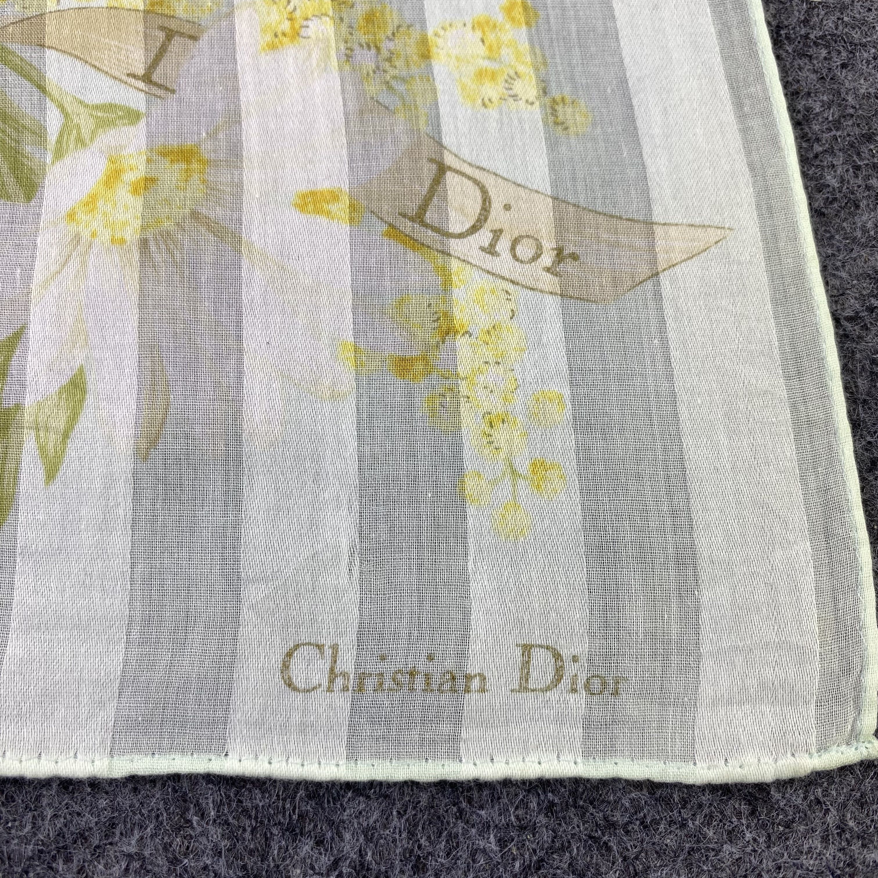 Designer Christian Dior Handkerchief / Bandana / Neckerchief-B725 Size ONE SIZE - 5 Thumbnail