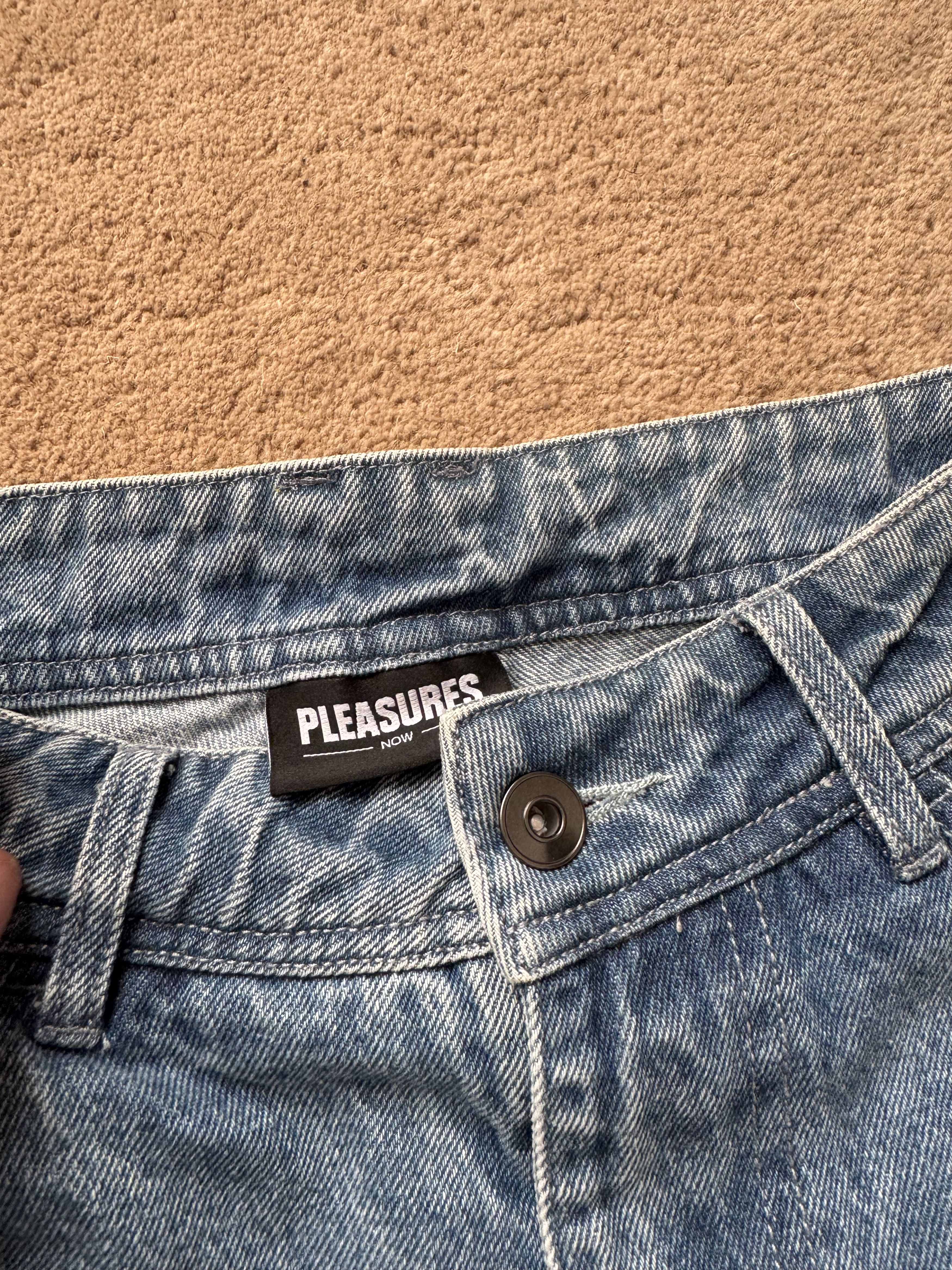 Pleasures Pleasures Relief Denim Pants Indigo Size US 30 / EU 46 - 3 Thumbnail
