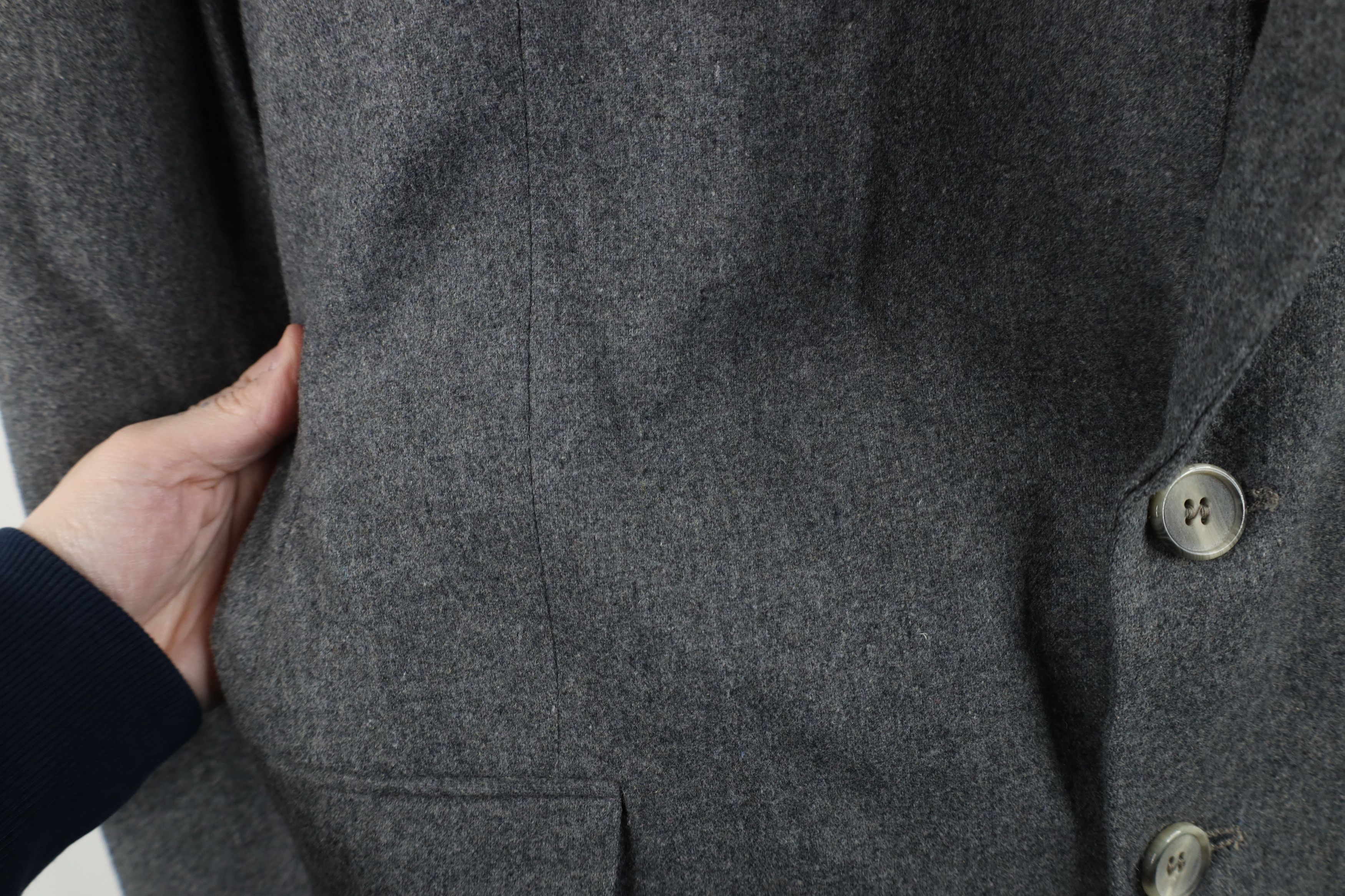 Vintage Vintage 70s Streetwear 2 Button Suit Coat Blazer Jacket Gray Size US L / EU 52-54 / 3 - 5 Thumbnail