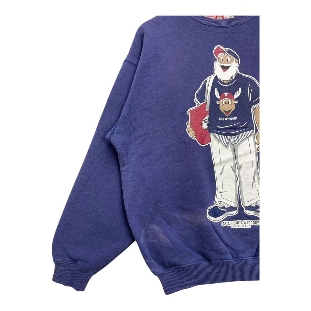 Vintage Vintage 90s Captain Santa Sweatshirt Made In Japan Size M Size US M / EU 48-50 / 2 - 3 Thumbnail