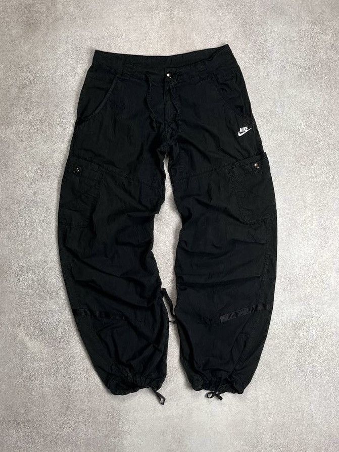 Nike × Vintage Vintage Nike Swoosh Baggy Crazy Track Pants Y2K 32 Size US 32 / EU 48 - 1 Thumbnail