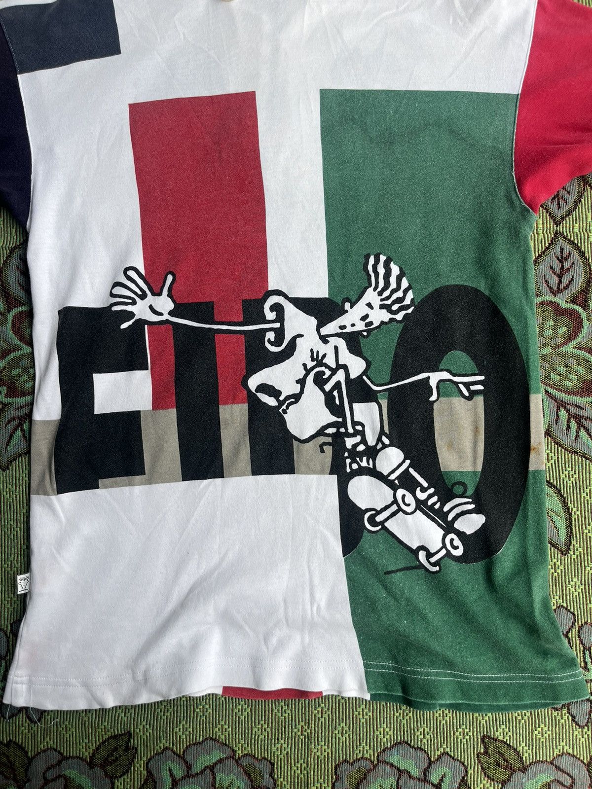 Vintage Vintage Fido Dido Skateboard Polo 90’s ringerTshirt Size US S / EU 44-46 / 1 - 1 Thumbnail