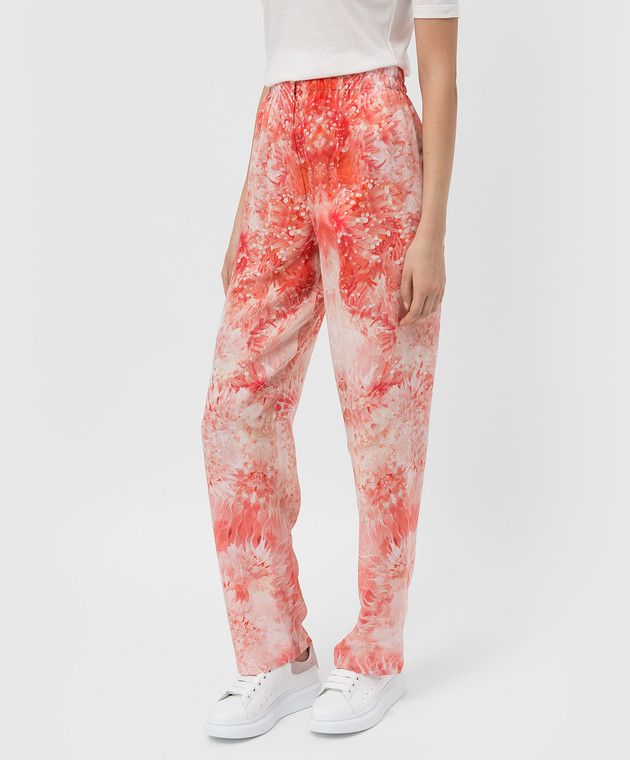 Alexander McQueen o1y0325 Pant in Coral Size 26" / US 2 / IT 38 - 4 Thumbnail