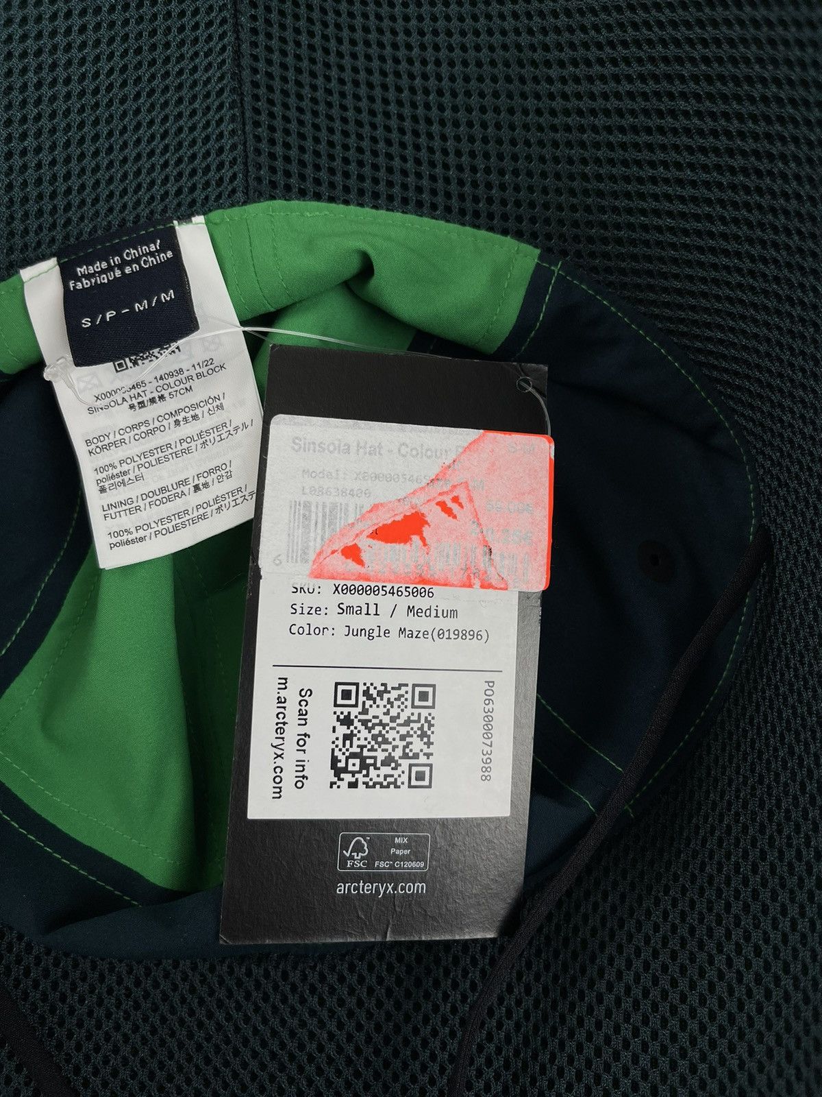 Arc'teryx Arc’teryx Sinsola Bucket Hat Colour Block Size S/M Size ONE SIZE - 10 Thumbnail