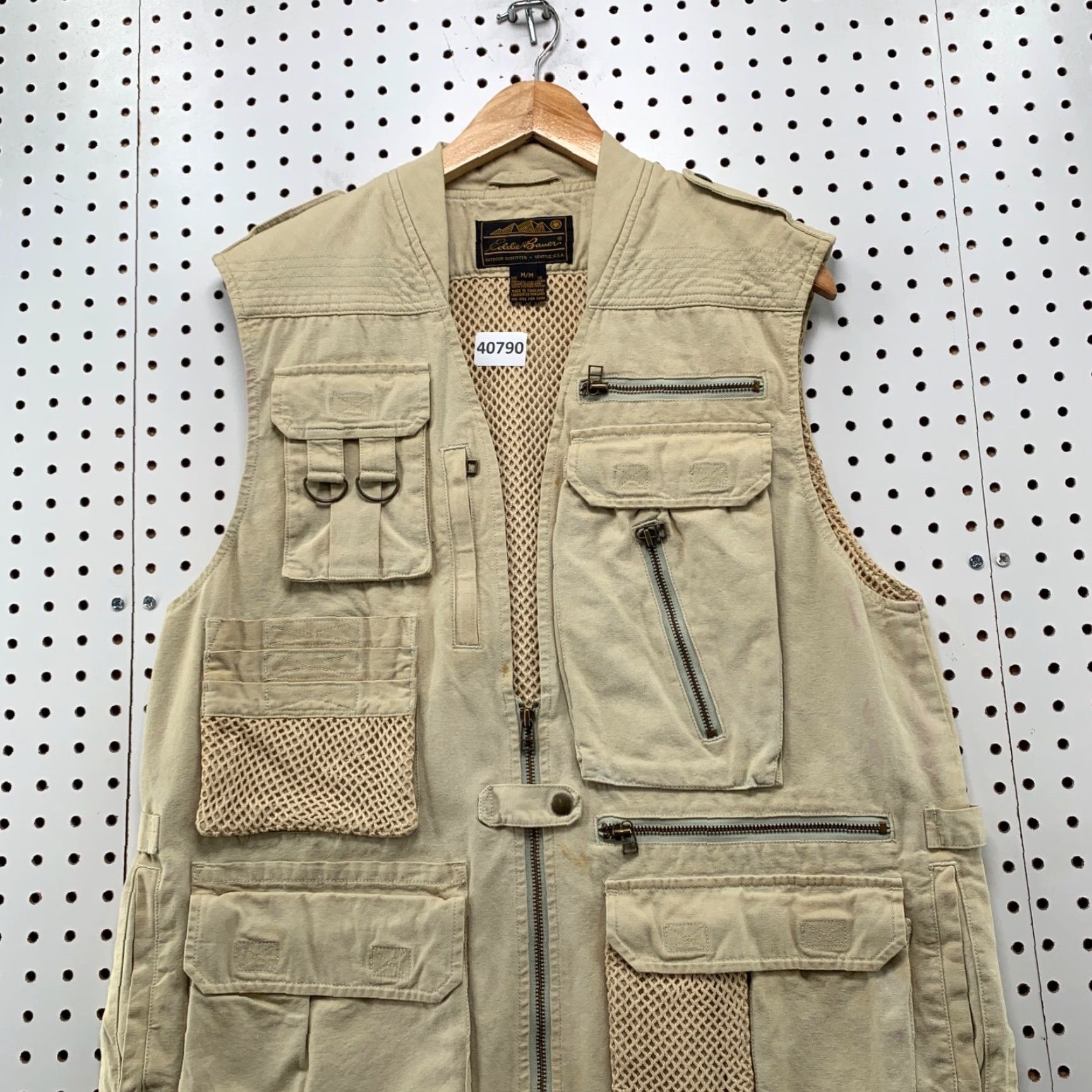 Eddie Bauer VTG Eddie Bauer Down Puffer Vest Jacket Mens XL Brown USA 24.5x29 Vintage Down Vest Puffer Jacket Mens XL Brown USA 90s Size US XL / EU 56 / 4 - 4 Thumbnail