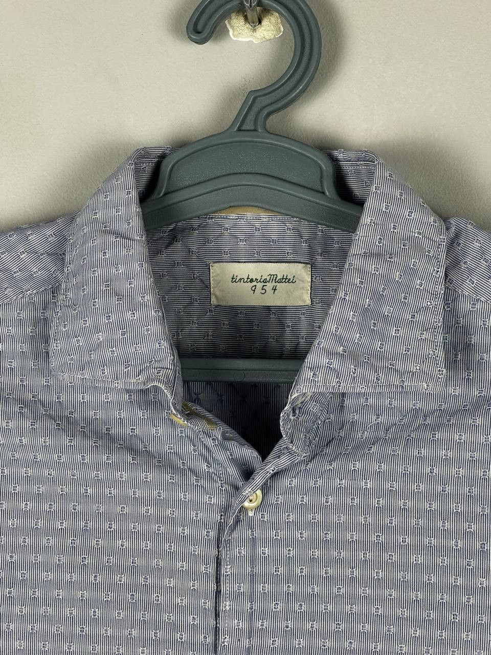 Tintoria Mattei Vintage 00s Tintoria Mattei 954 shirt Italy Slim y2k Size US M / EU 48-50 / 2 - 4 Thumbnail