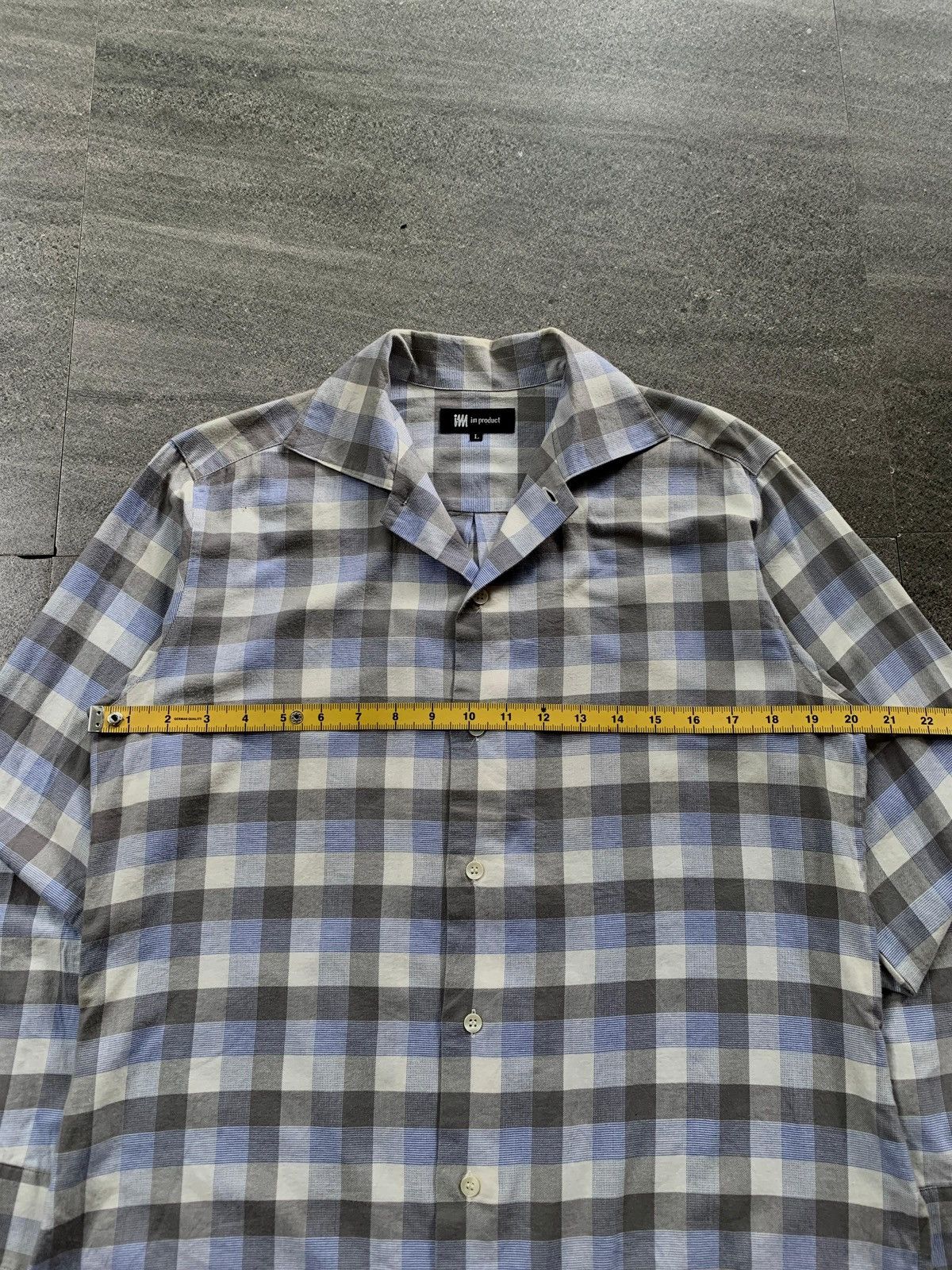 Issey Miyake Plaid Camp Collar Shirts Size US M / EU 48-50 / 2 - 8 Thumbnail