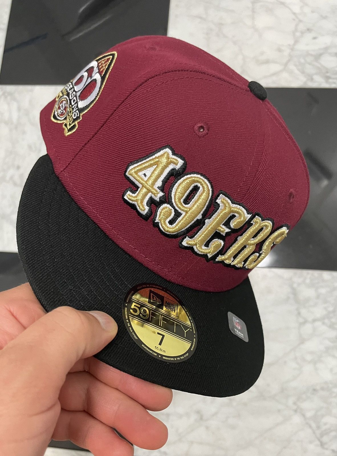 New Era 🔥 49ers fitted hat size 7 Size ONE SIZE - 1 Thumbnail